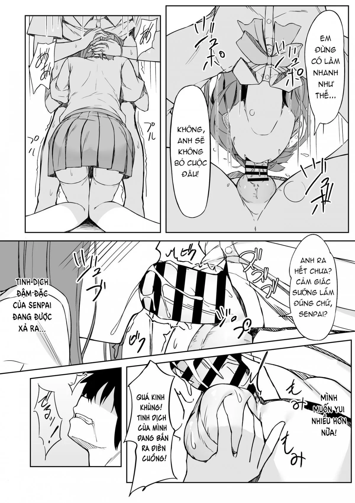 HentaiVN.net - Ảnh 9 - Làm tình với đàn em đáng yêu!! [Lovey-dovey Sex with Kouhai-Chan!!] - Oneshot