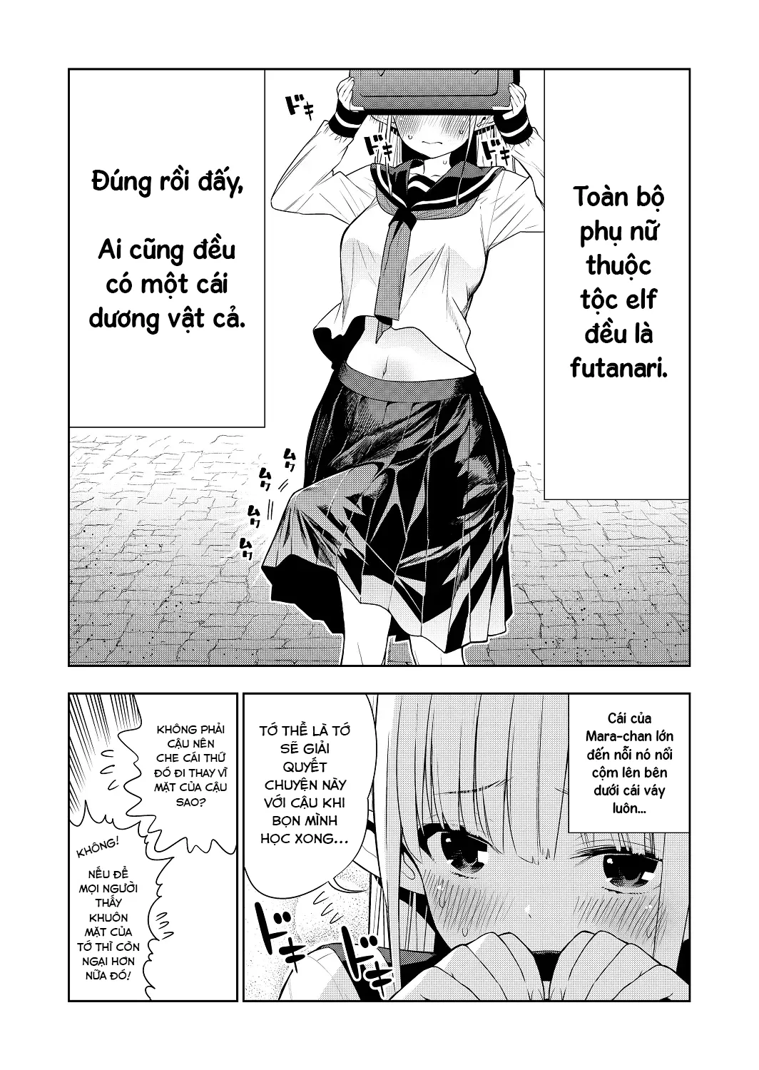HentaiVN.net - Ảnh 4 - Futanari No Elf (Decensored) - Chap 1
