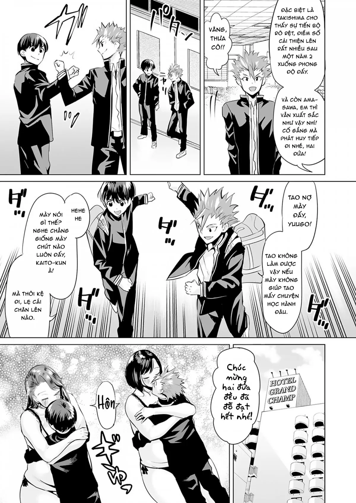 HentaiVN.net - Ảnh 20 - Ijime Bokumetsu Swapping [いじめ撲滅スワッピング] - Chap 4: Kèo máu, quyết đấu đọ cu 300 hiệp.