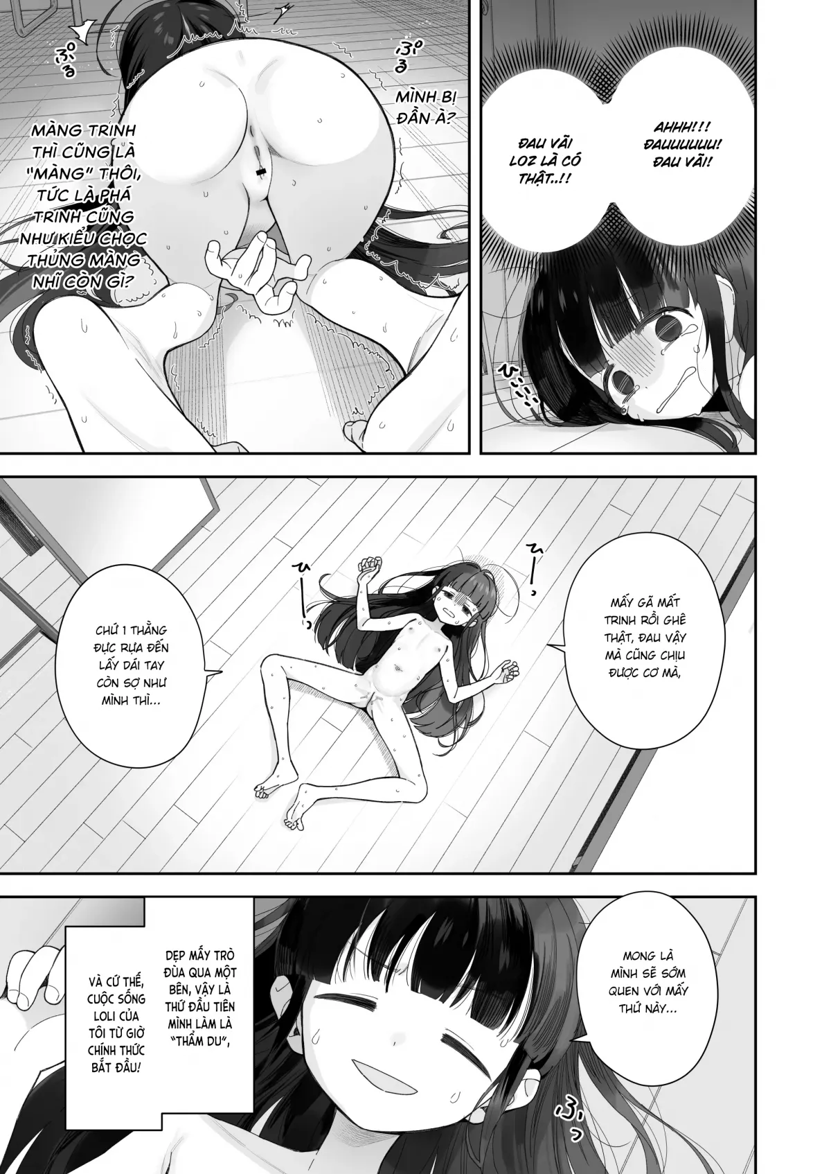 HentaiVN.net - Ảnh 15 - Tôi chuyển sinh thành loli! [TSロリおじさんの冒険 オナニー編] - Oneshot