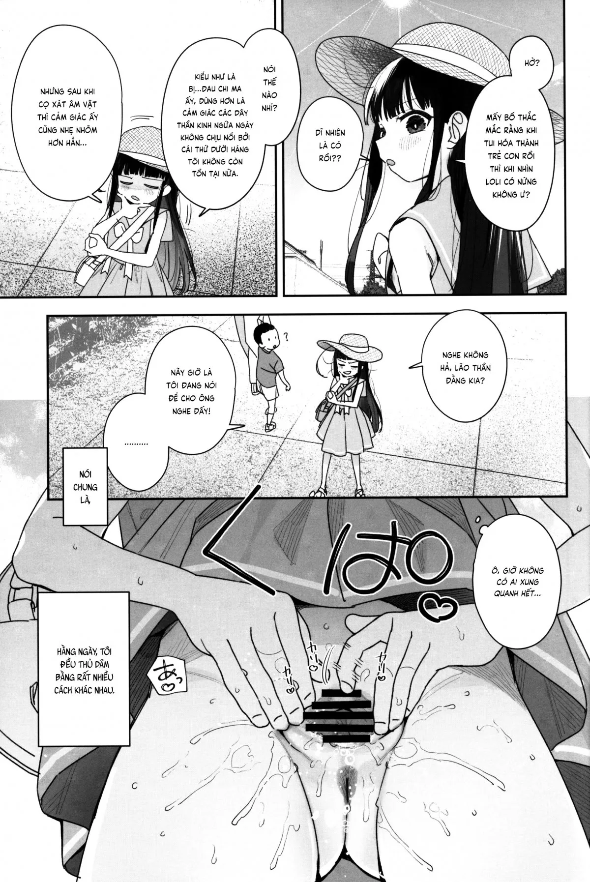 HentaiVN.net - Ảnh 5 - Tôi chuyển sinh thành loli! [TSロリおじさんの冒険 オナニー編] - Chap 2