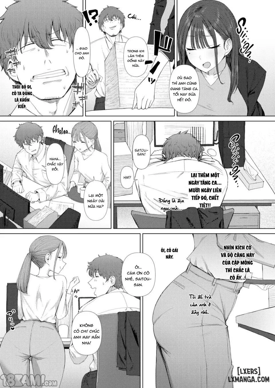 HentaiVN.net - Ảnh 3 - Blackmailing My Boss Using My Power To Recognize Women By Their Asses - Oneshot