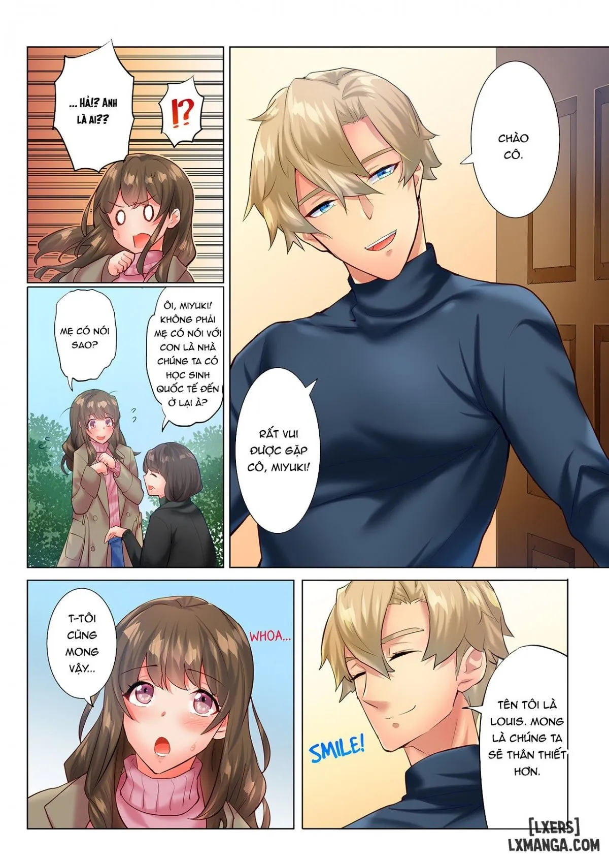 HentaiVN.net - Ảnh 3 - Zetsurin Gaikokujin no Yaba Sugiru Netori Kata 〜 Iya to wa Iwasenai , Kikakugai no Wakarase SEX [The Incredible Foreigner Who's Into a Crazy Kind of Cuckolding] - Chap 1