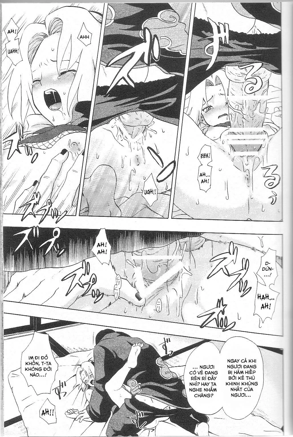 HentaiVN.net - Ảnh 14 - Kuroageha (Naruto) [Sakura x Akatsuki] - Oneshot
