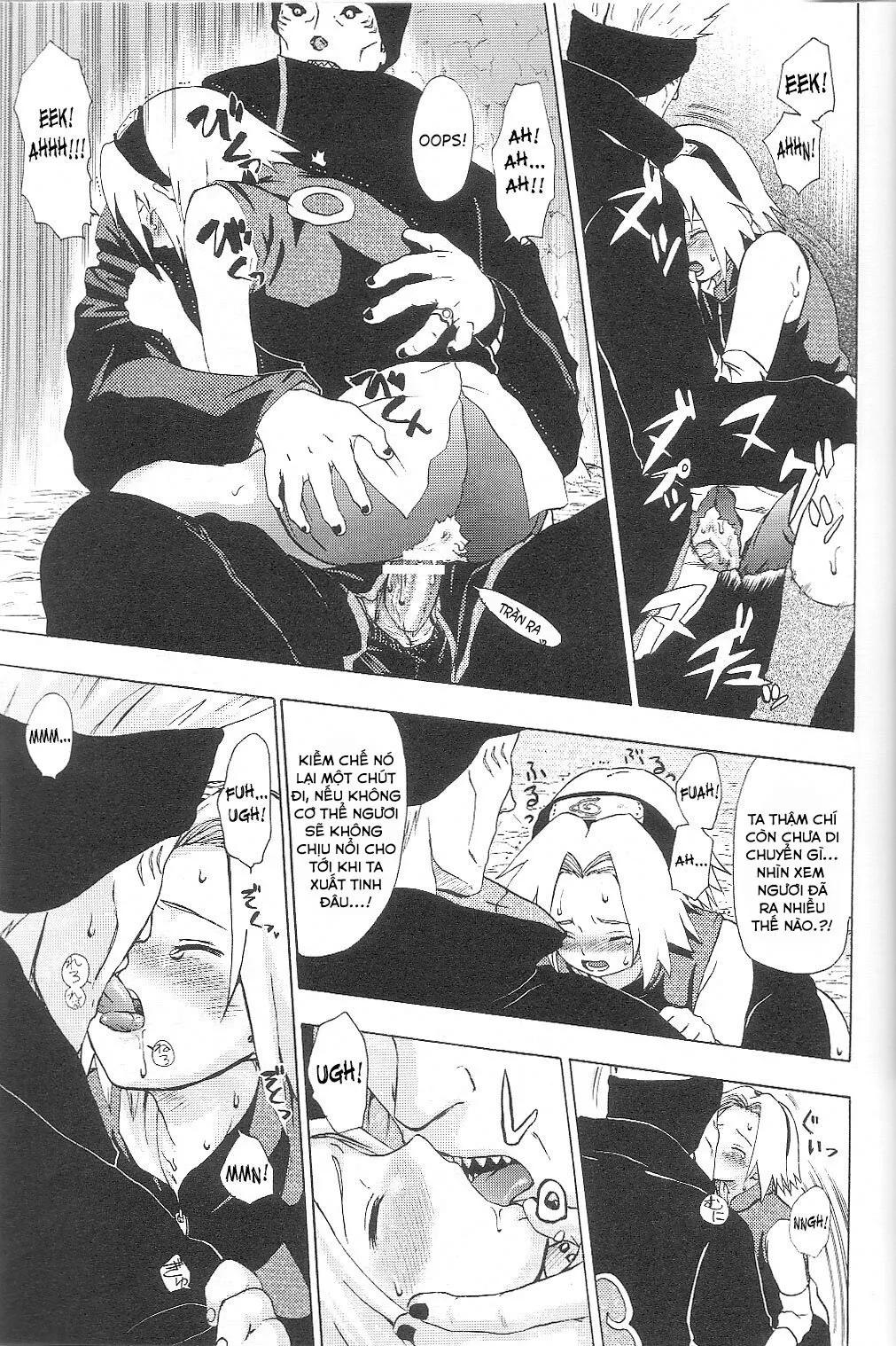 HentaiVN.net - Ảnh 25 - Kuroageha (Naruto) [Sakura x Akatsuki] - Oneshot