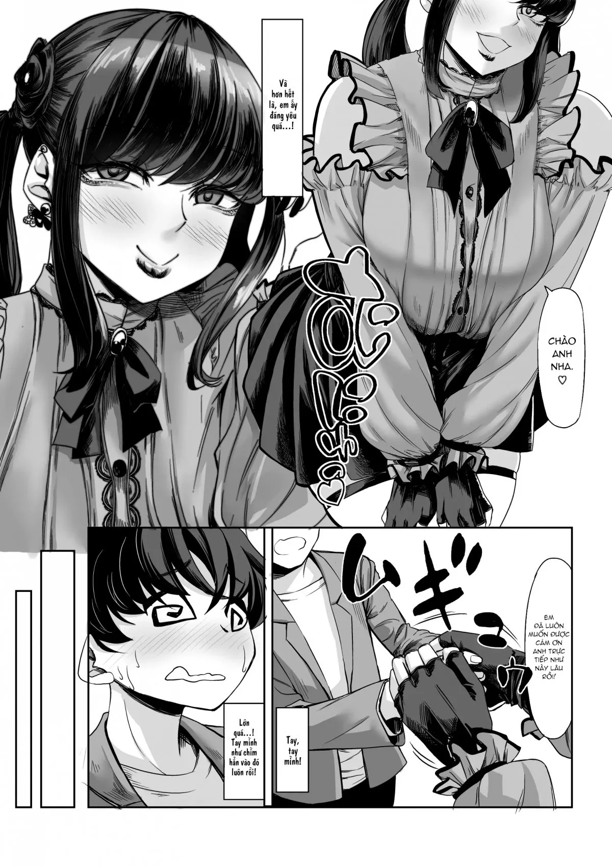 HentaiVN.net - Ảnh 6 - Shinchou 211 cm no jirai-kei joshi ni nerawa rete mou nige rarenai [身長211cmの地雷系女子に狙われてもう逃げられない] - Part1