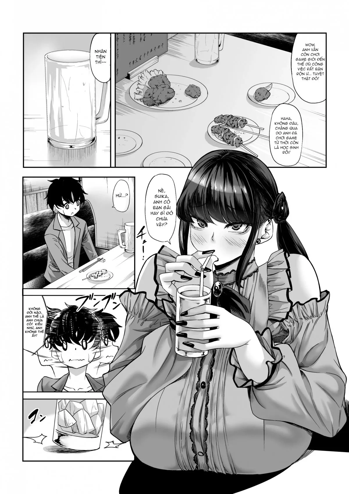 HentaiVN.net - Ảnh 9 - Shinchou 211 cm no jirai-kei joshi ni nerawa rete mou nige rarenai [身長211cmの地雷系女子に狙われてもう逃げられない] - Part1