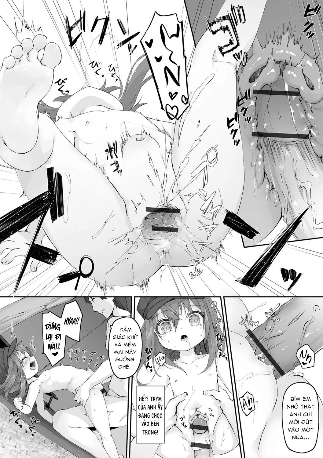 HentaiVN.net - Ảnh 11 - Dành thời gian làm chuyện hư hỏng với đàn em trong lúc cắm trại. [Camp Shoujo no Ecchi na Sugoshikata] - Oneshot