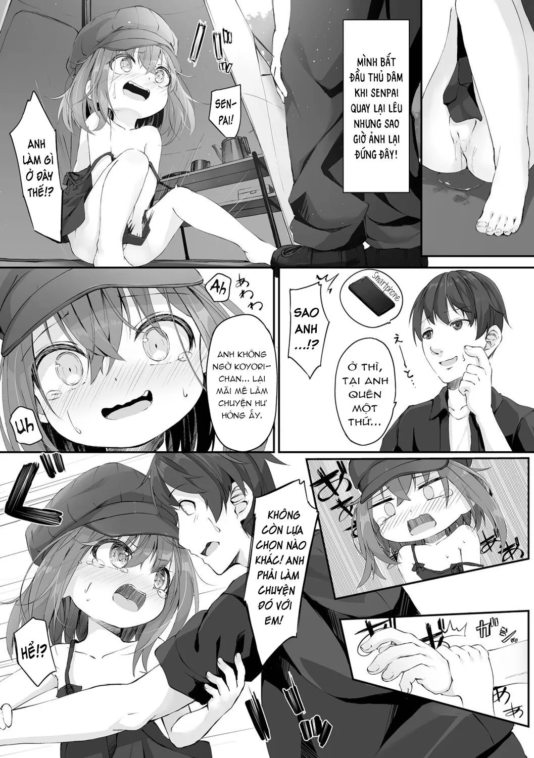 HentaiVN.net - Ảnh 5 - Dành thời gian làm chuyện hư hỏng với đàn em trong lúc cắm trại. [Camp Shoujo no Ecchi na Sugoshikata] - Oneshot