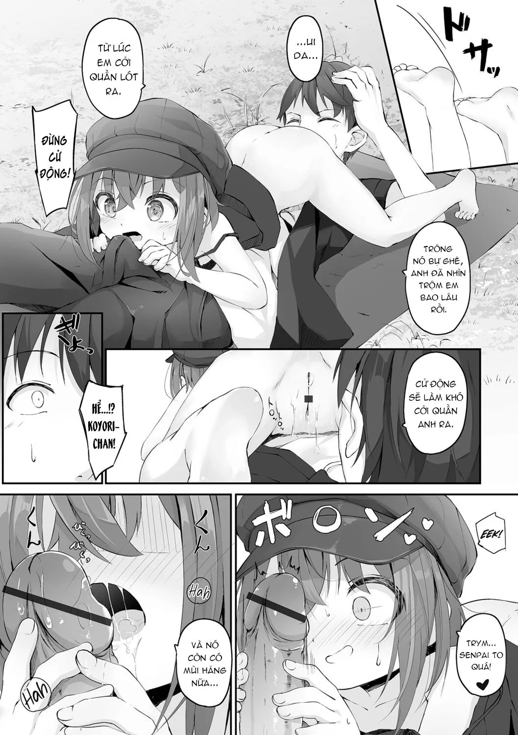 HentaiVN.net - Ảnh 6 - Dành thời gian làm chuyện hư hỏng với đàn em trong lúc cắm trại. [Camp Shoujo no Ecchi na Sugoshikata] - Oneshot