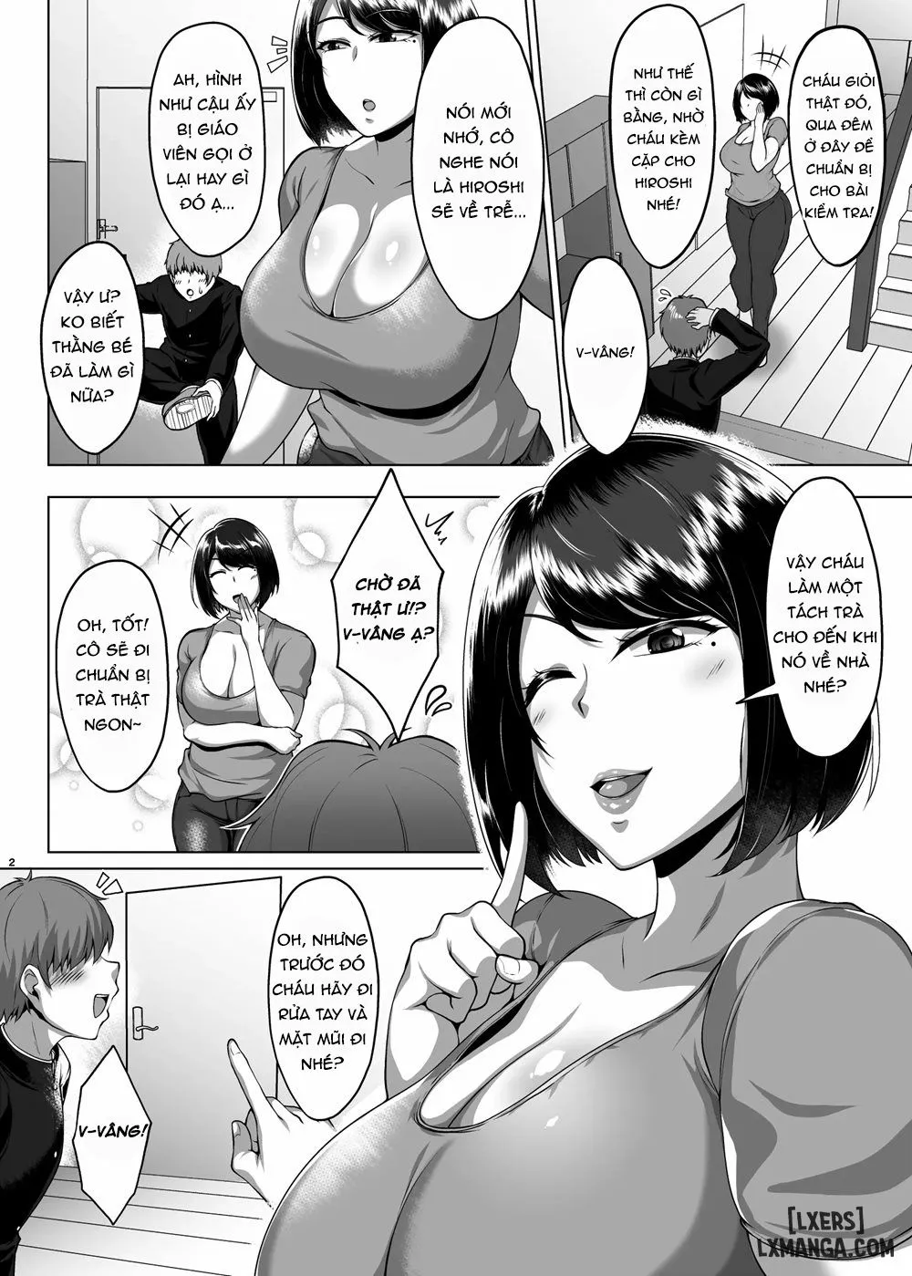 HentaiVN.net - Ảnh 3 - Tomodachi no Muchimuchi na Okaa-san to Zupposhi Asedaku Otomarikai [An Intense, Sweaty Overnight Stay with a Friend's Thicc Mom] - Oneshot