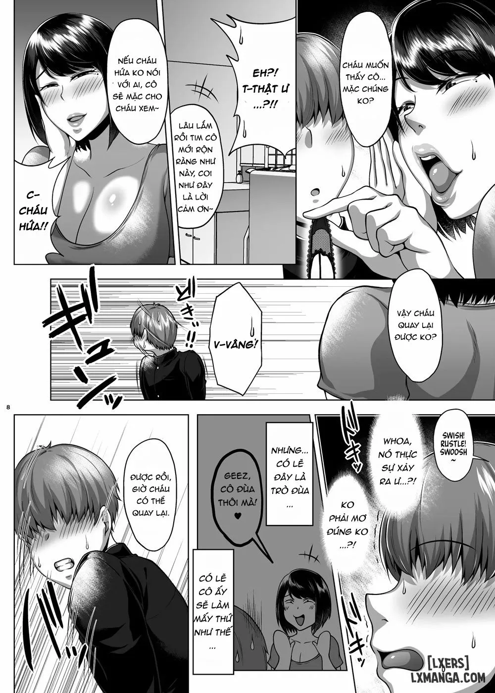 HentaiVN.net - Ảnh 9 - Tomodachi no Muchimuchi na Okaa-san to Zupposhi Asedaku Otomarikai [An Intense, Sweaty Overnight Stay with a Friend's Thicc Mom] - Oneshot