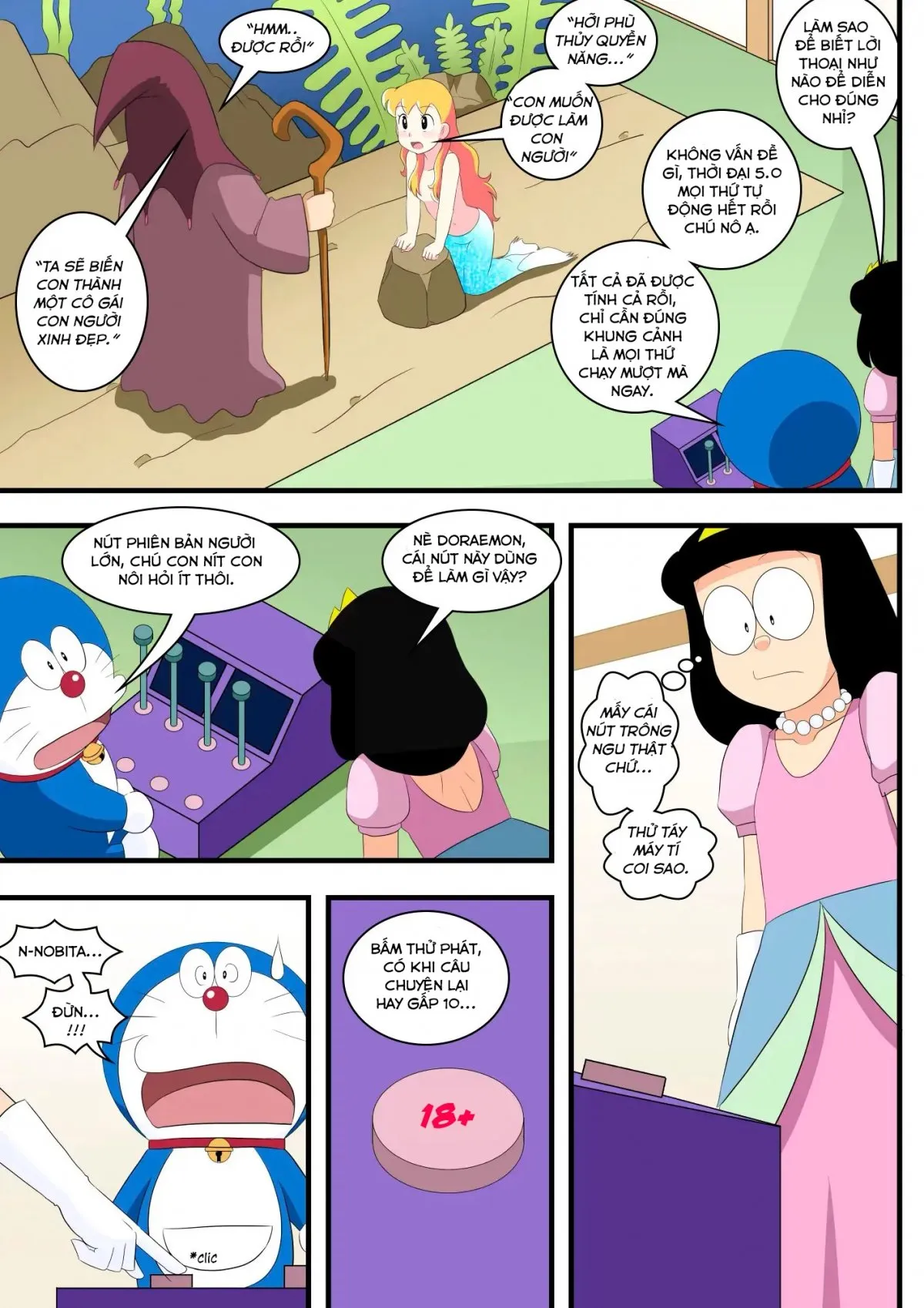 HentaiVN.net - Ảnh 5 - IF- Siêu phẩm Doraemon - Sự cố sân khấu của Doraemon (part 1)