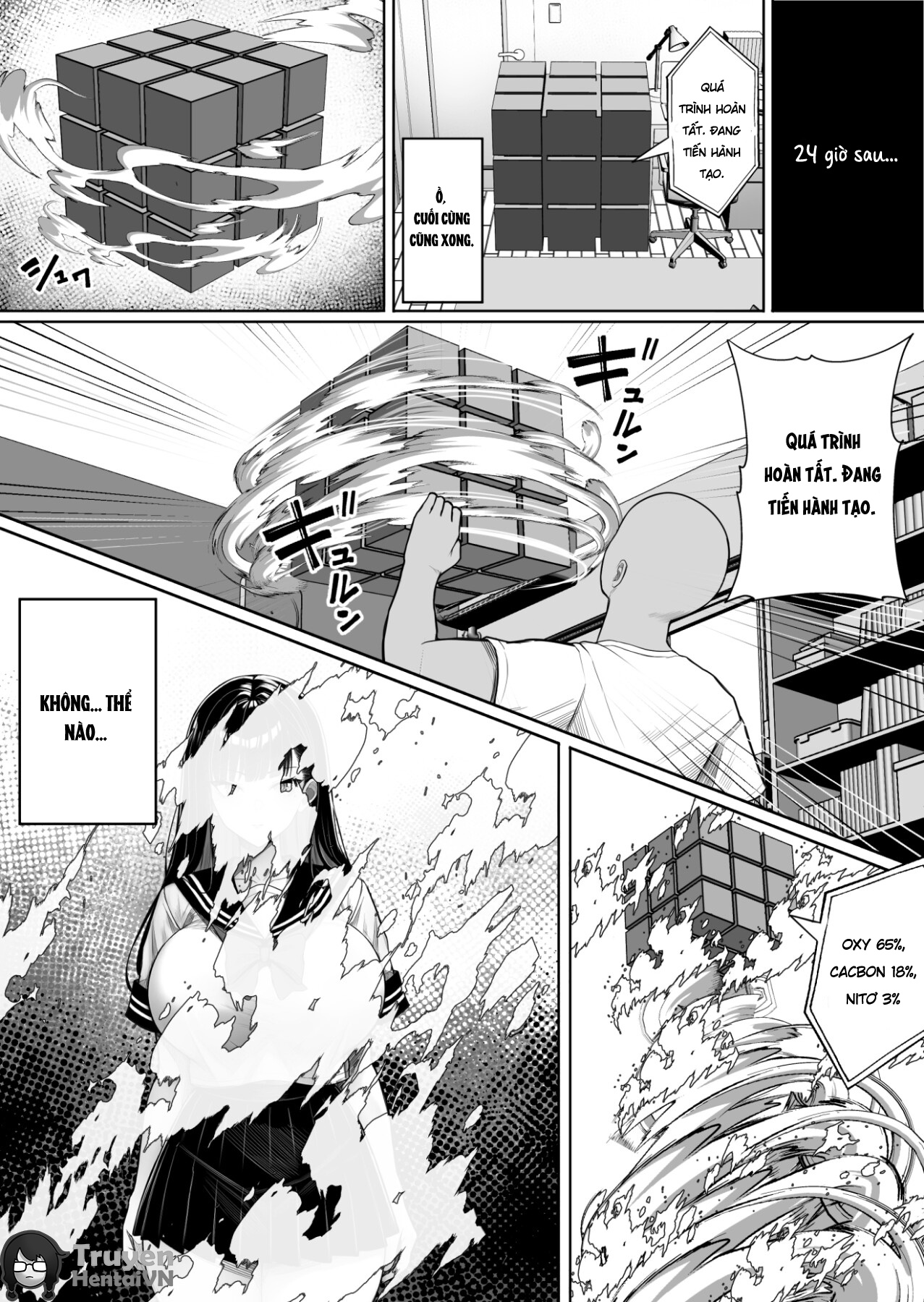 HentaiVN.net - Ảnh 9 - Ningen Copy Ki Kubrick - Chap 2