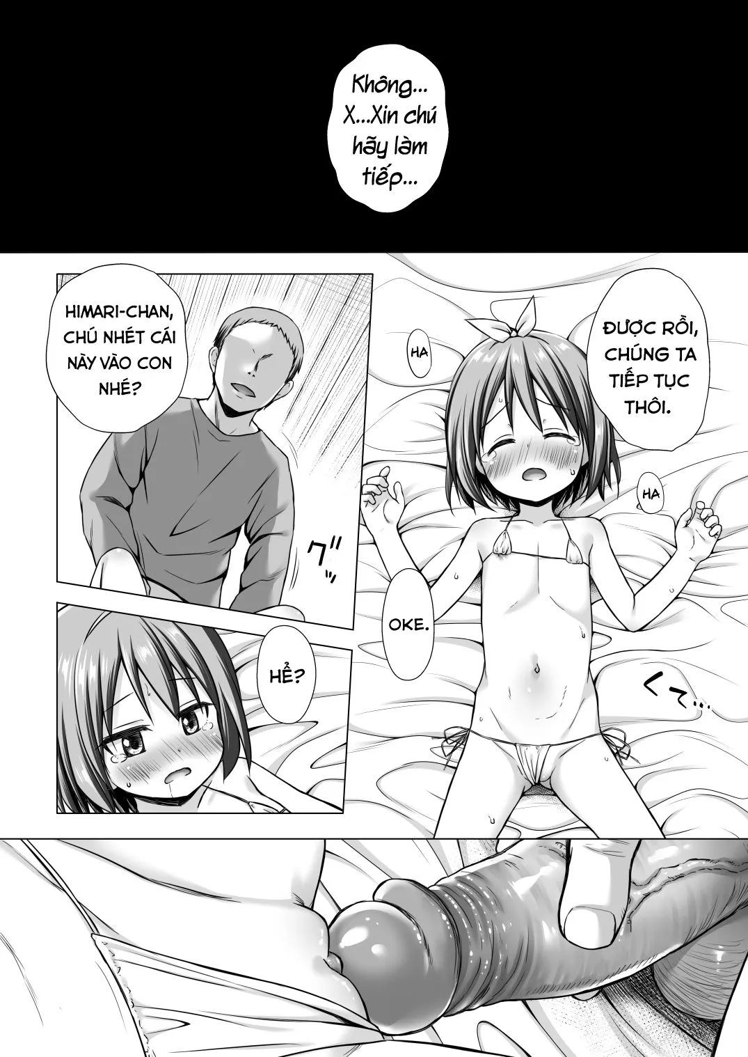 HentaiVN.net - Ảnh 10 - Ông bố khốn nạn lừa bé loli đóng sếch [Chiisana Tenshi no Oshigoto wa] - Chap 1