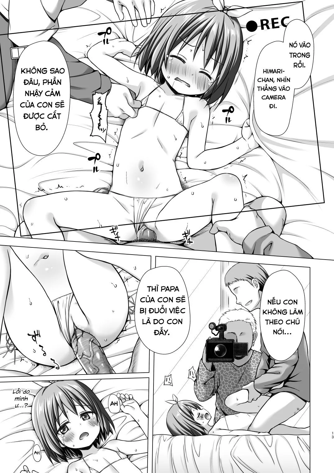 HentaiVN.net - Ảnh 12 - Ông bố khốn nạn lừa bé loli đóng sếch [Chiisana Tenshi no Oshigoto wa] - Chap 1