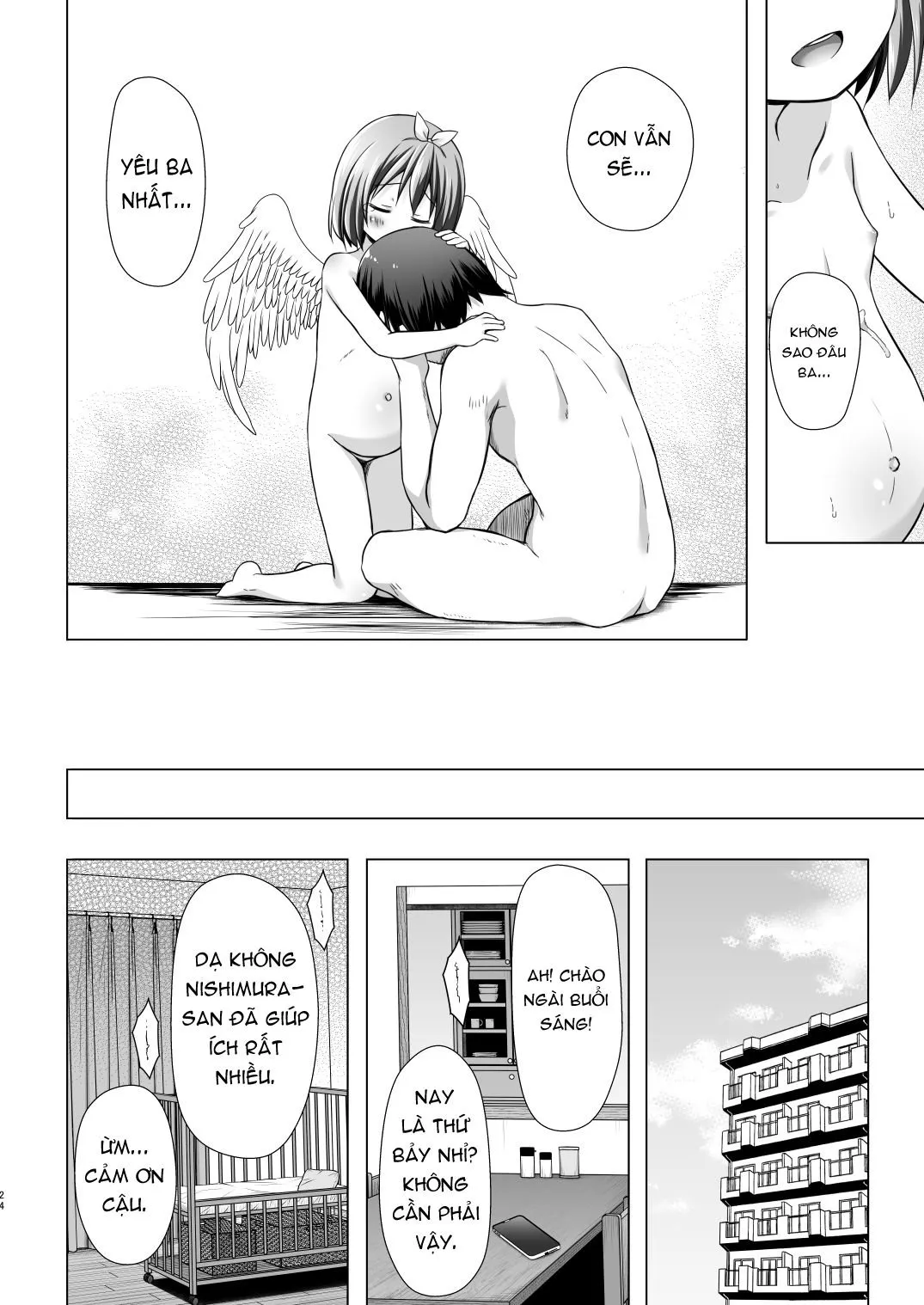 HentaiVN.net - Ảnh 24 - Ông bố khốn nạn lừa bé loli đóng sếch [Chiisana Tenshi no Oshigoto wa] - Chap 4