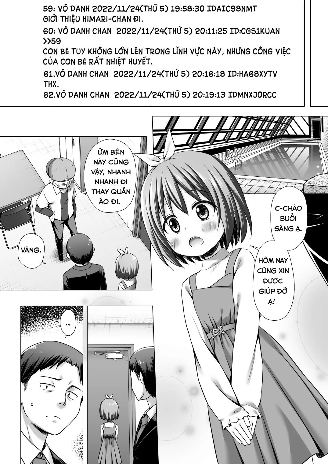 HentaiVN.net - Ảnh 3 - Ông bố khốn nạn lừa bé loli đóng sếch [Chiisana Tenshi no Oshigoto wa] - Chap 2