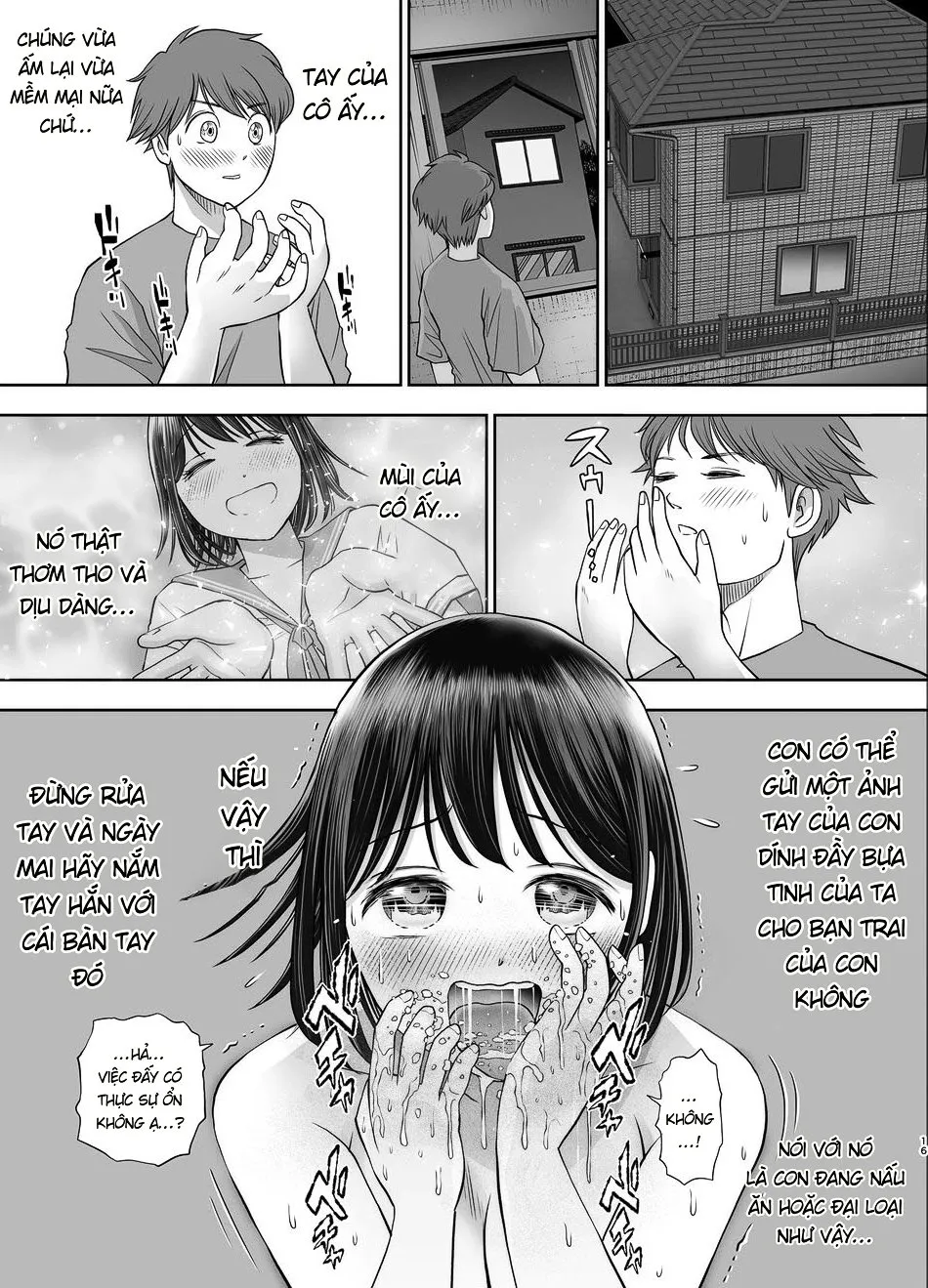 HentaiVN.net - Ảnh 16 - Watashi wa Maiban Guro Chin Katei Kyoushi ni... Tanetsuke Saretemasu - Chap 1