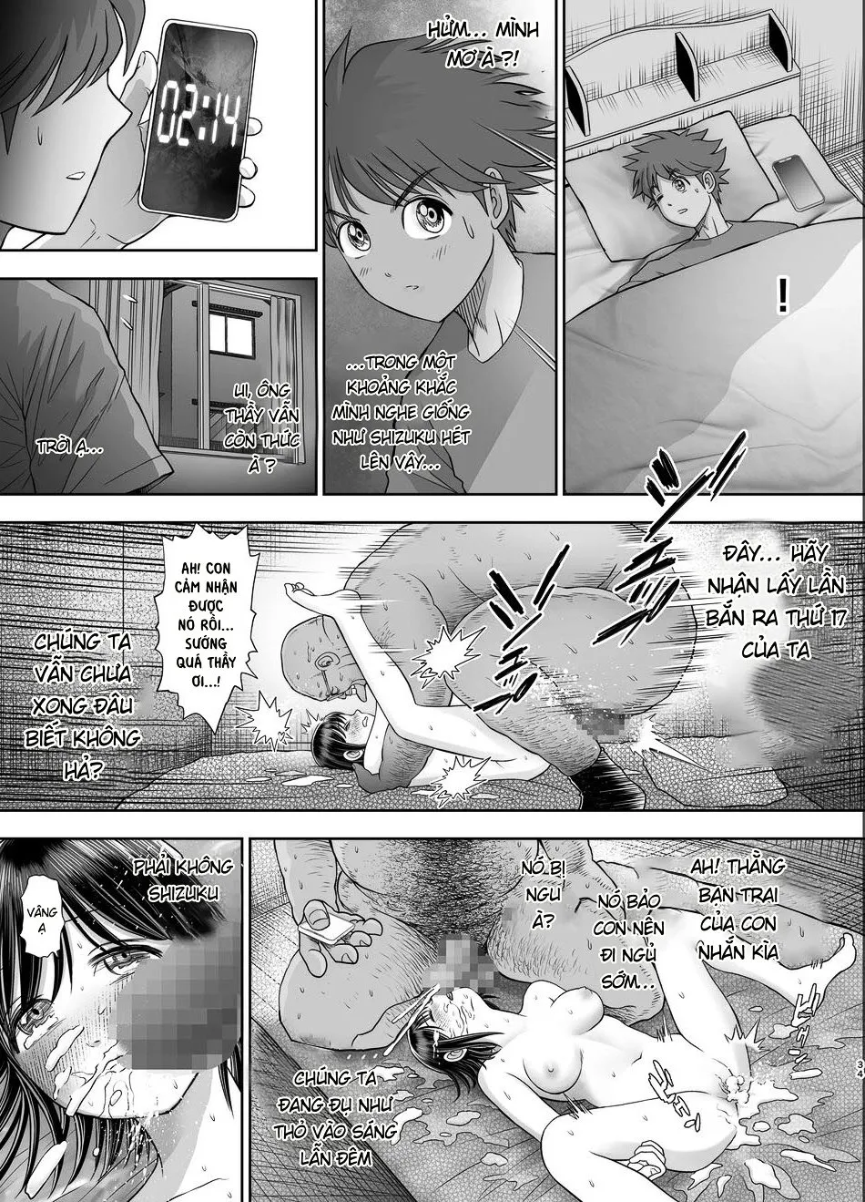 HentaiVN.net - Ảnh 34 - Watashi wa Maiban Guro Chin Katei Kyoushi ni... Tanetsuke Saretemasu - Chap 1