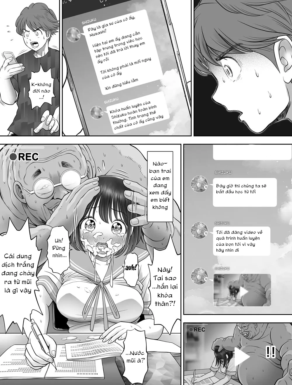 HentaiVN.net - Ảnh 30 - Watashi wa Maiban Guro Chin Katei Kyoushi ni... Tanetsuke Saretemasu - Chap 2