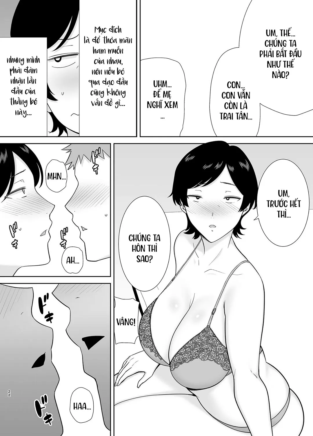 HentaiVN.net - Ảnh 22 - Mẹ cũng là phụ nữ [Kaa-san Datte Onna Nandayo!; Mothers Are Women Too!] - Chap 1