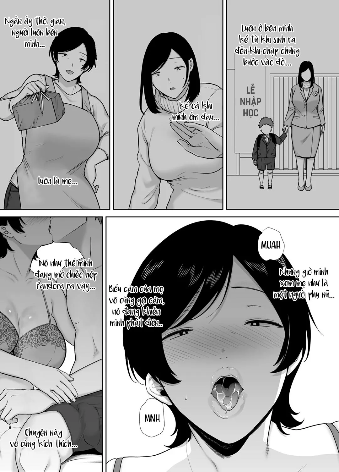 HentaiVN.net - Ảnh 26 - Mẹ cũng là phụ nữ [Kaa-san Datte Onna Nandayo!; Mothers Are Women Too!] - Chap 1