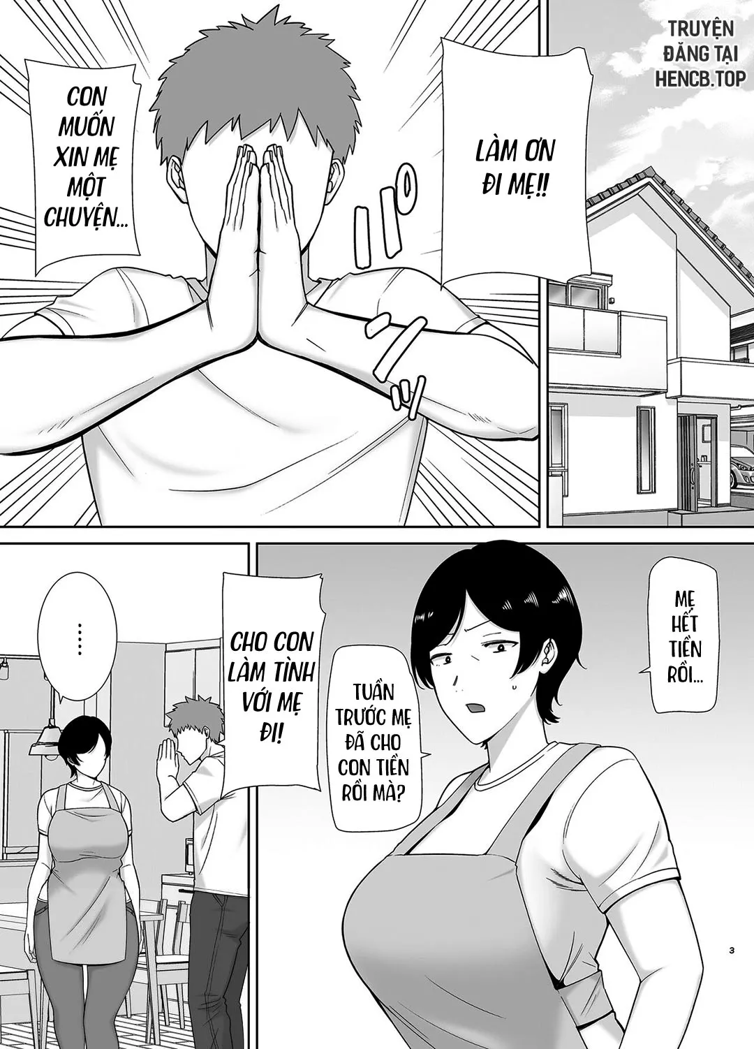HentaiVN.net - Ảnh 3 - Mẹ cũng là phụ nữ [Kaa-san Datte Onna Nandayo!; Mothers Are Women Too!] - Chap 1