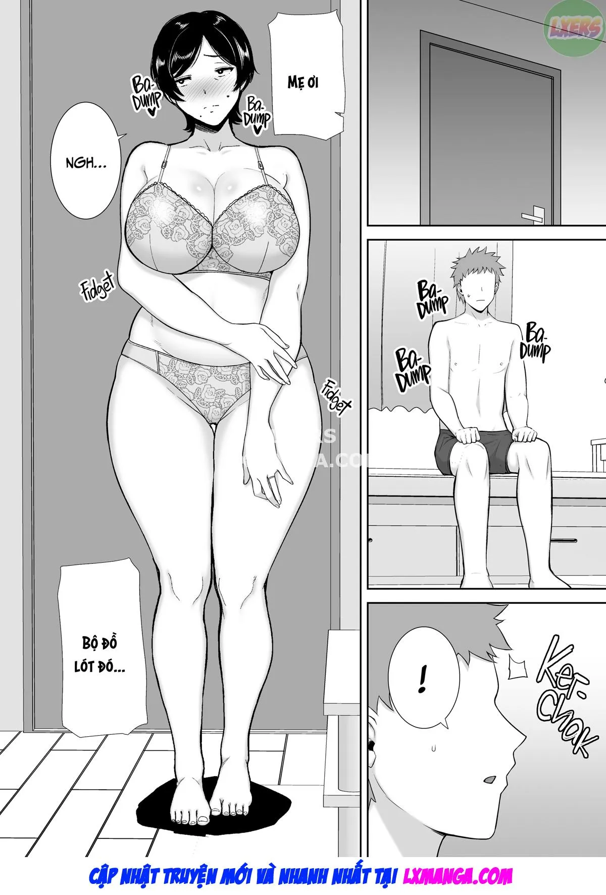 HentaiVN.net - Ảnh 18 - Mẹ cũng là phụ nữ [Kaa-san Datte Onna Nandayo!; Mothers Are Women Too!] - Chap 1 - Không che