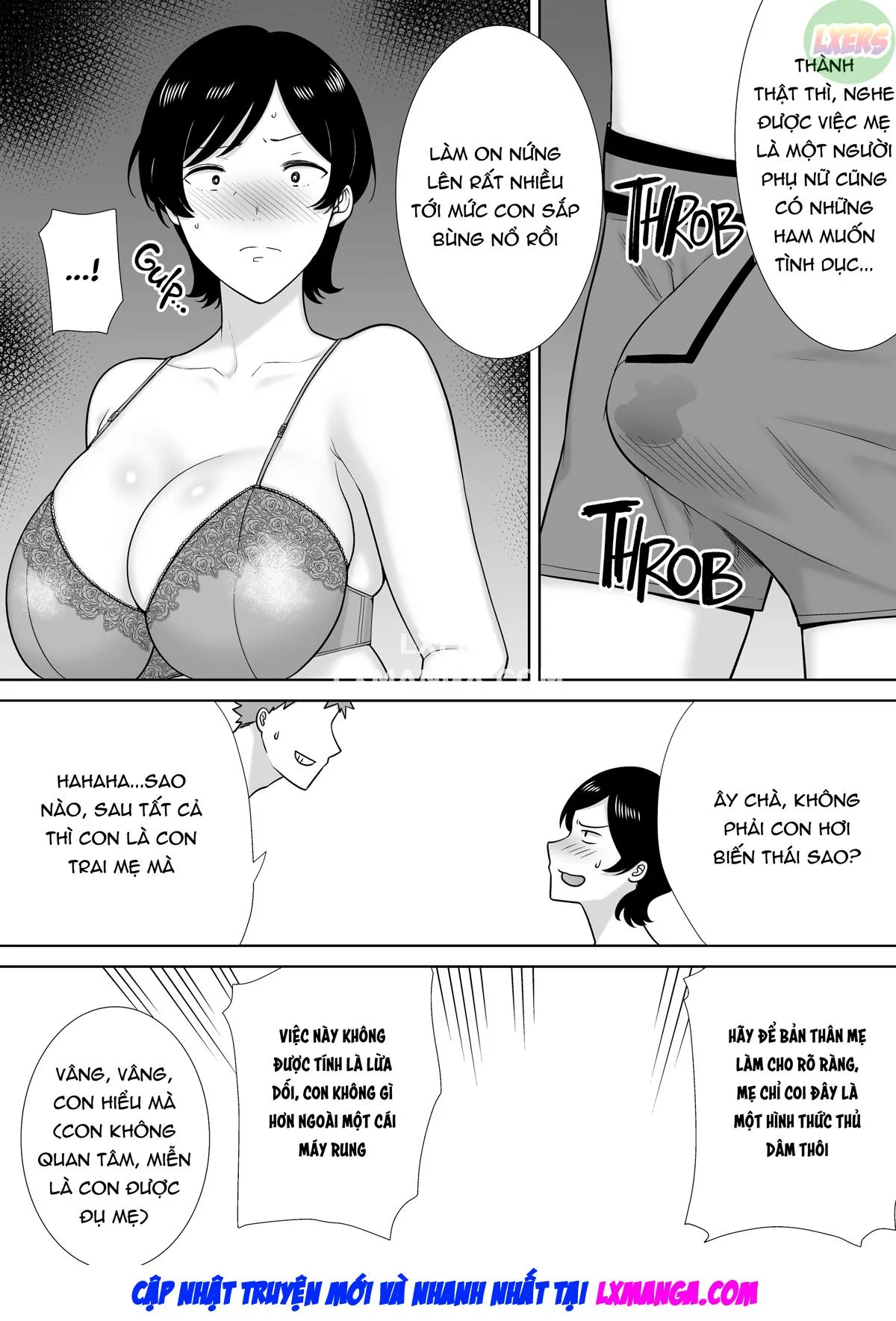 HentaiVN.net - Ảnh 21 - Mẹ cũng là phụ nữ [Kaa-san Datte Onna Nandayo!; Mothers Are Women Too!] - Chap 1 - Không che