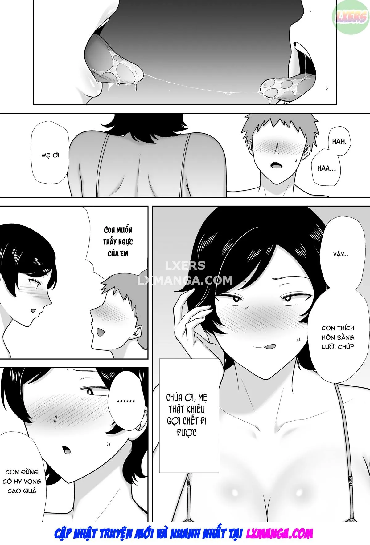 HentaiVN.net - Ảnh 27 - Mẹ cũng là phụ nữ [Kaa-san Datte Onna Nandayo!; Mothers Are Women Too!] - Chap 1 - Không che