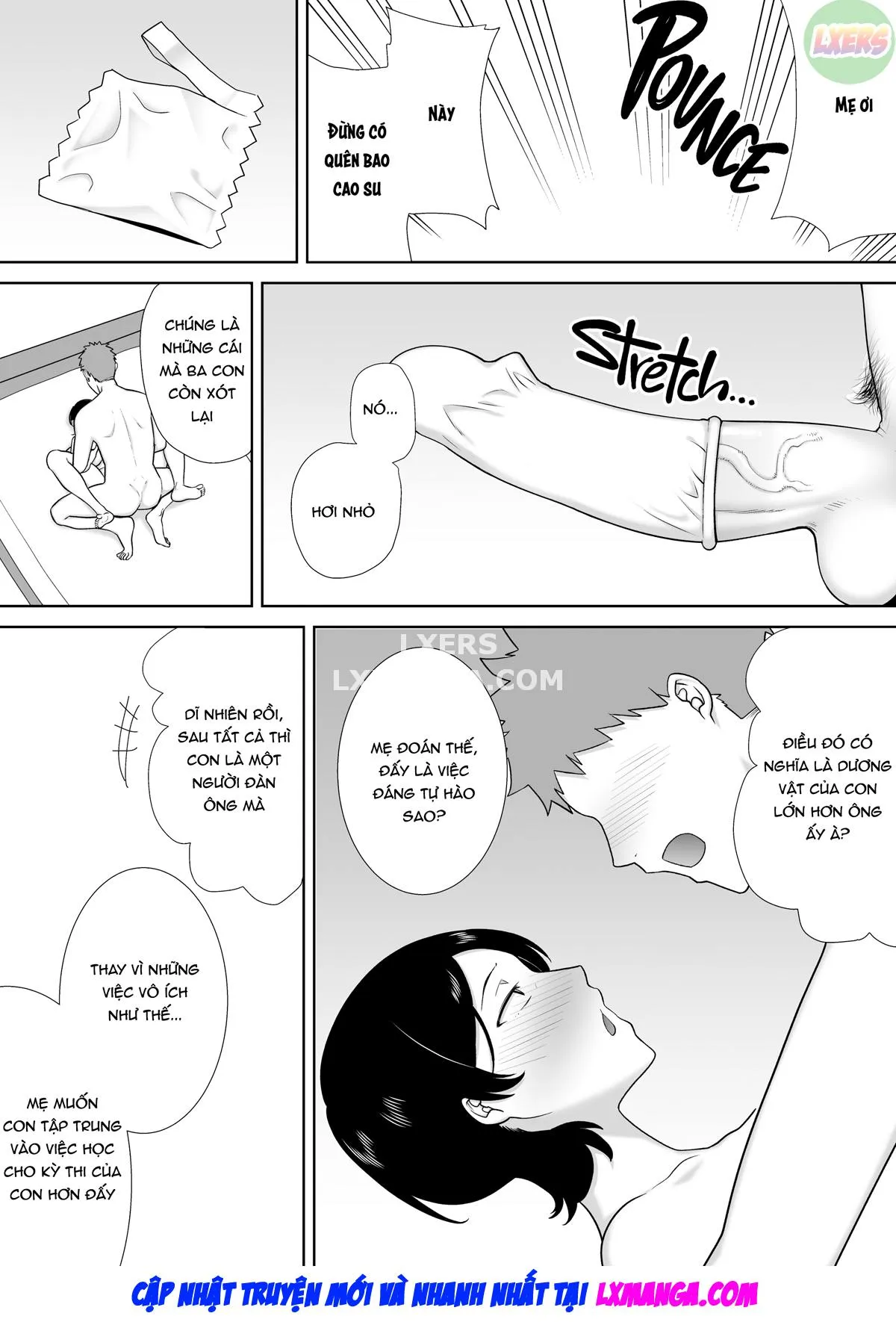 HentaiVN.net - Ảnh 35 - Mẹ cũng là phụ nữ [Kaa-san Datte Onna Nandayo!; Mothers Are Women Too!] - Chap 1 - Không che