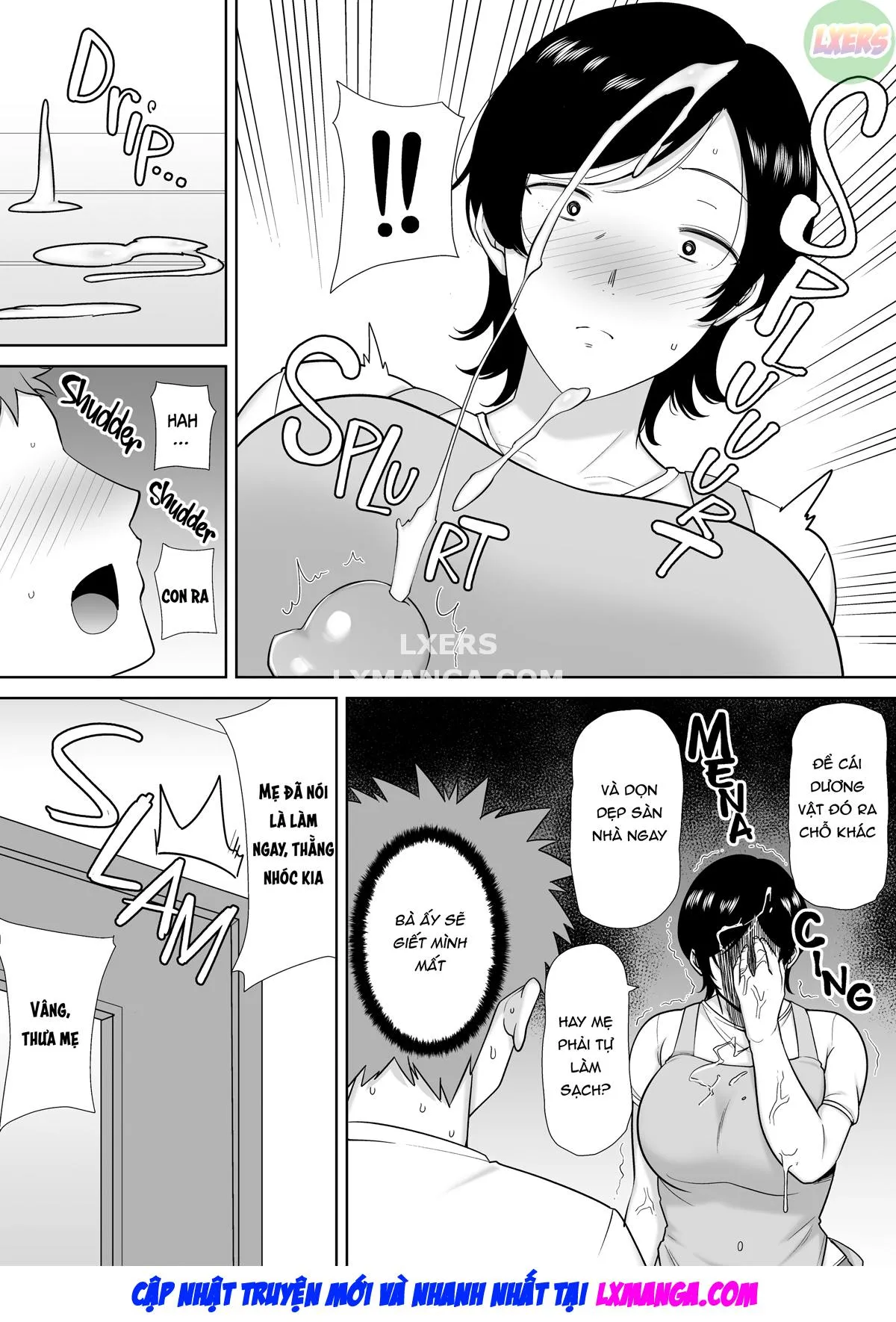 HentaiVN.net - Ảnh 7 - Mẹ cũng là phụ nữ [Kaa-san Datte Onna Nandayo!; Mothers Are Women Too!] - Chap 1 - Không che