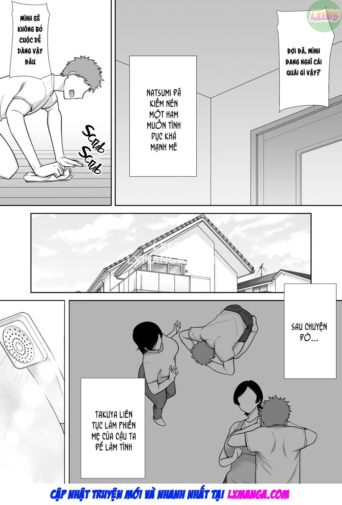 HentaiVN.net - Ảnh 9 - Mẹ cũng là phụ nữ [Kaa-san Datte Onna Nandayo!; Mothers Are Women Too!] - Chap 1 - Không che