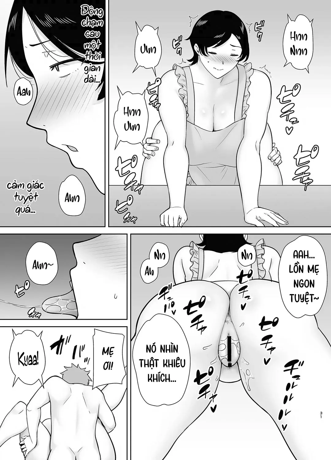 HentaiVN.net - Ảnh 31 - Mẹ cũng là phụ nữ [Kaa-san Datte Onna Nandayo!; Mothers Are Women Too!] - Chap 2
