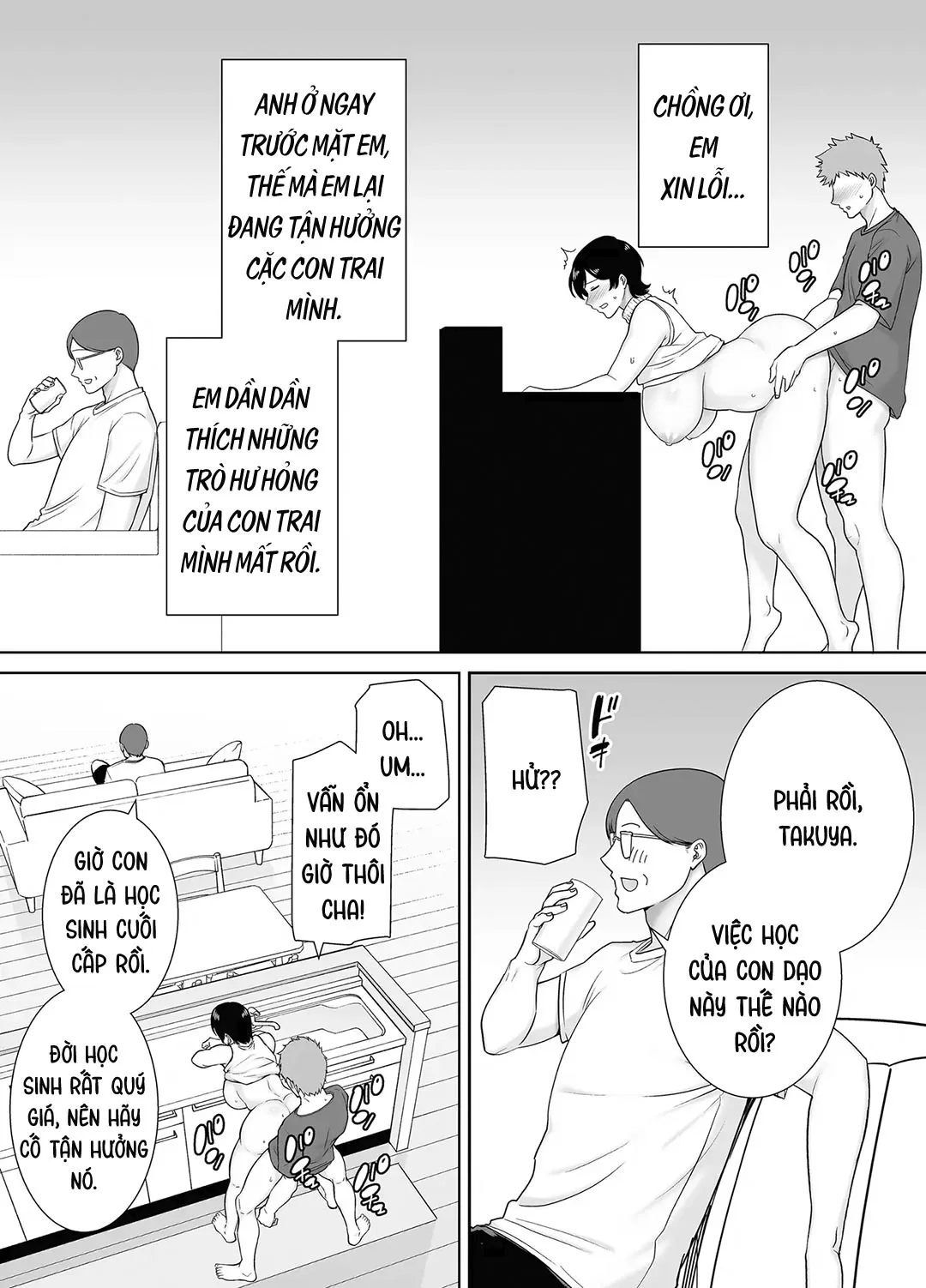 HentaiVN.net - Ảnh 8 - Mẹ cũng là phụ nữ [Kaa-san Datte Onna Nandayo!; Mothers Are Women Too!] - Chap 2