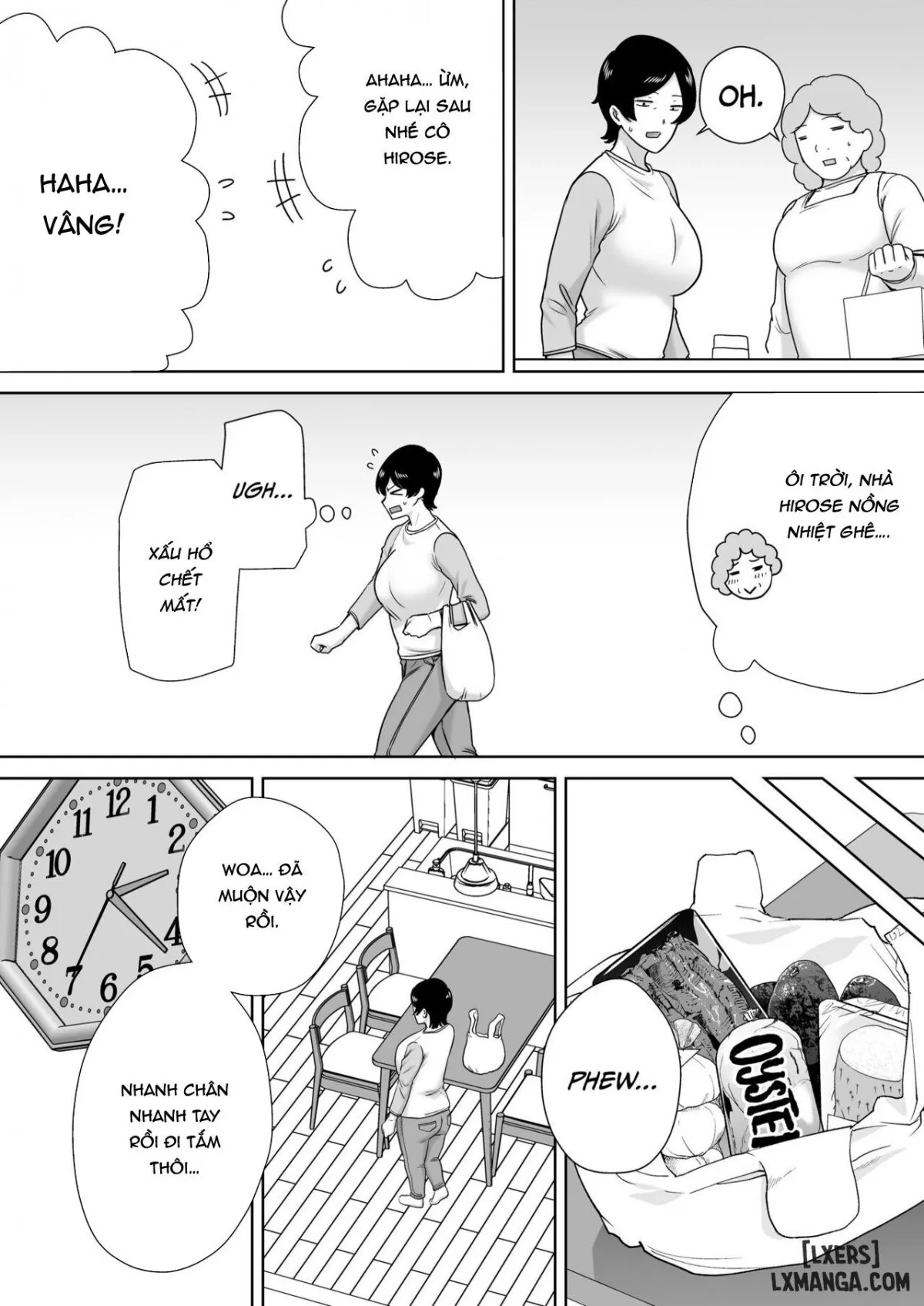 HentaiVN.net - Ảnh 14 - Mẹ cũng là phụ nữ [Kaa-san Datte Onna Nandayo!; Mothers Are Women Too!] - Chap 2 - Không che