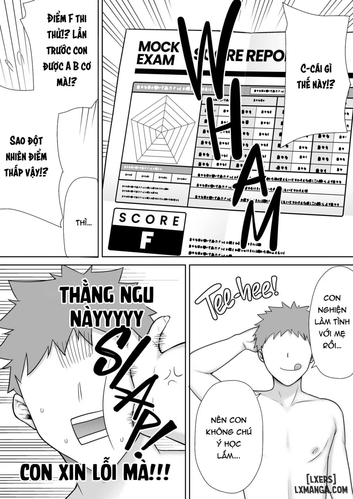 HentaiVN.net - Ảnh 18 - Mẹ cũng là phụ nữ [Kaa-san Datte Onna Nandayo!; Mothers Are Women Too!] - Chap 2 - Không che