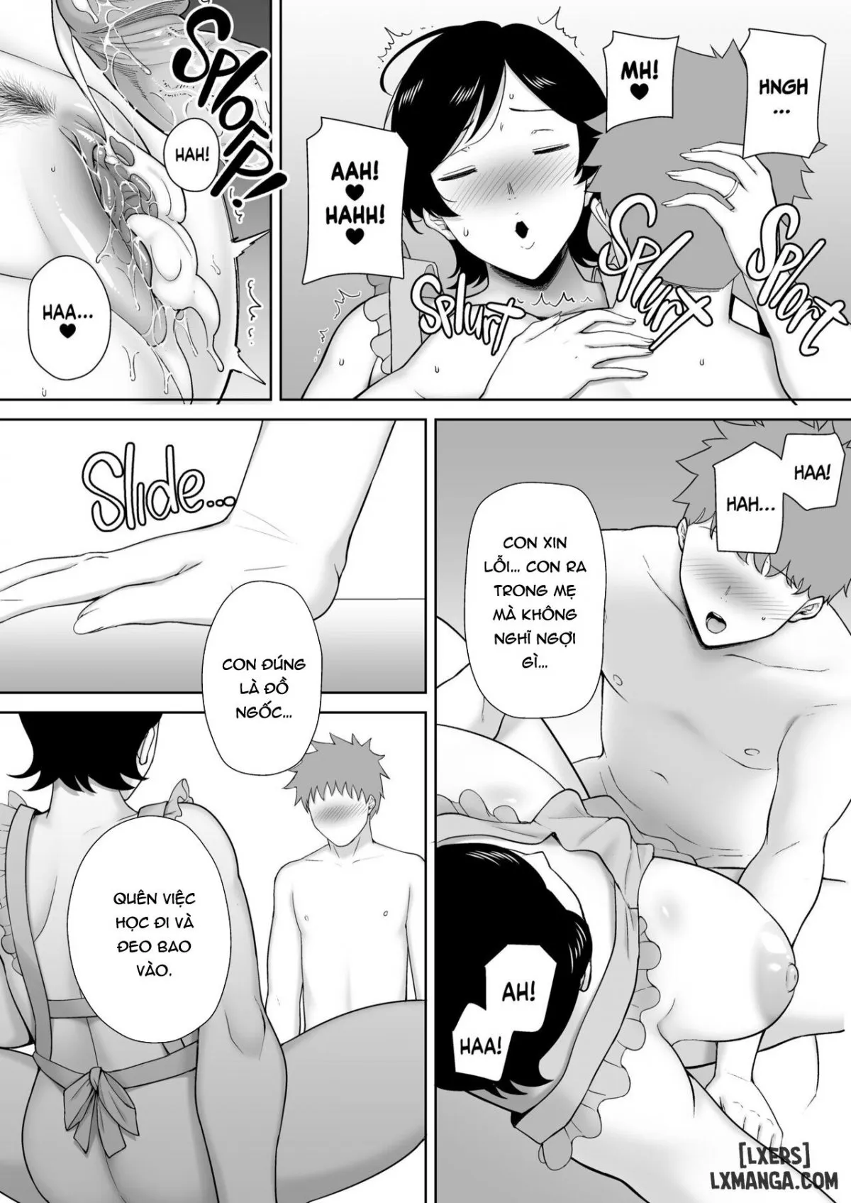 HentaiVN.net - Ảnh 38 - Mẹ cũng là phụ nữ [Kaa-san Datte Onna Nandayo!; Mothers Are Women Too!] - Chap 2 - Không che