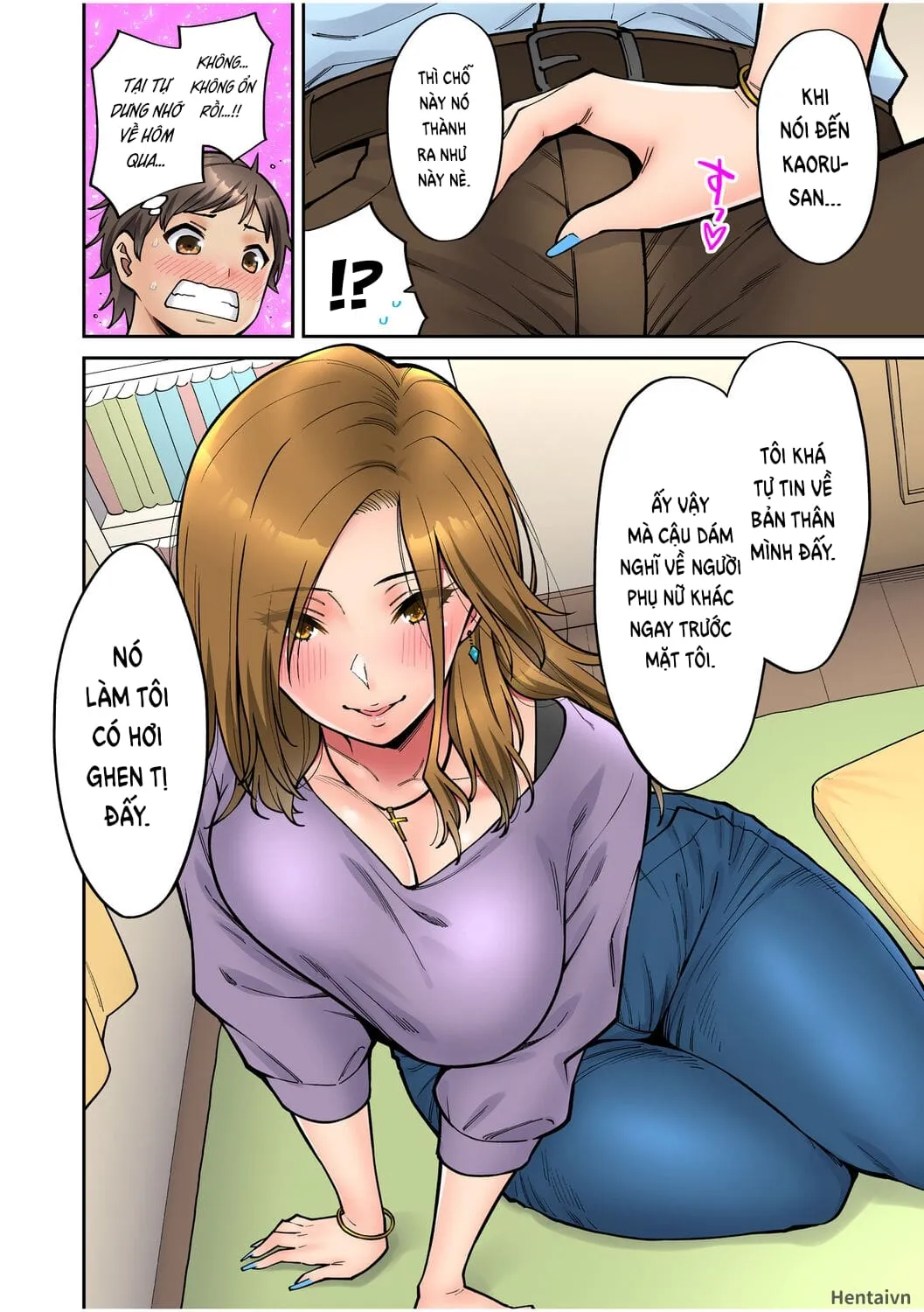 HentaiVN.net - Ảnh 10 - Làm tình với vị sếp say xỉn mà tôi ngưỡng mộ! [憧れの女上司と泥酔セックス!] - Chap 2: Phó biên tập Saori Tsugami