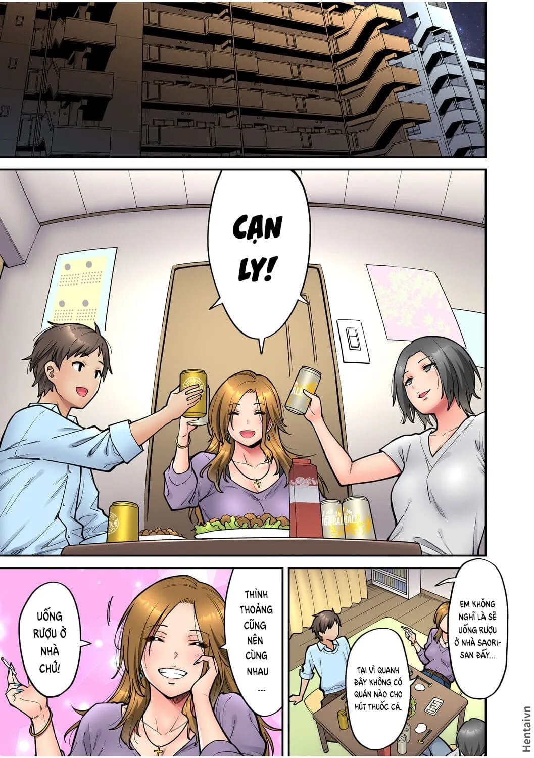 HentaiVN.net - Ảnh 5 - Làm tình với vị sếp say xỉn mà tôi ngưỡng mộ! [憧れの女上司と泥酔セックス!] - Chap 2: Phó biên tập Saori Tsugami