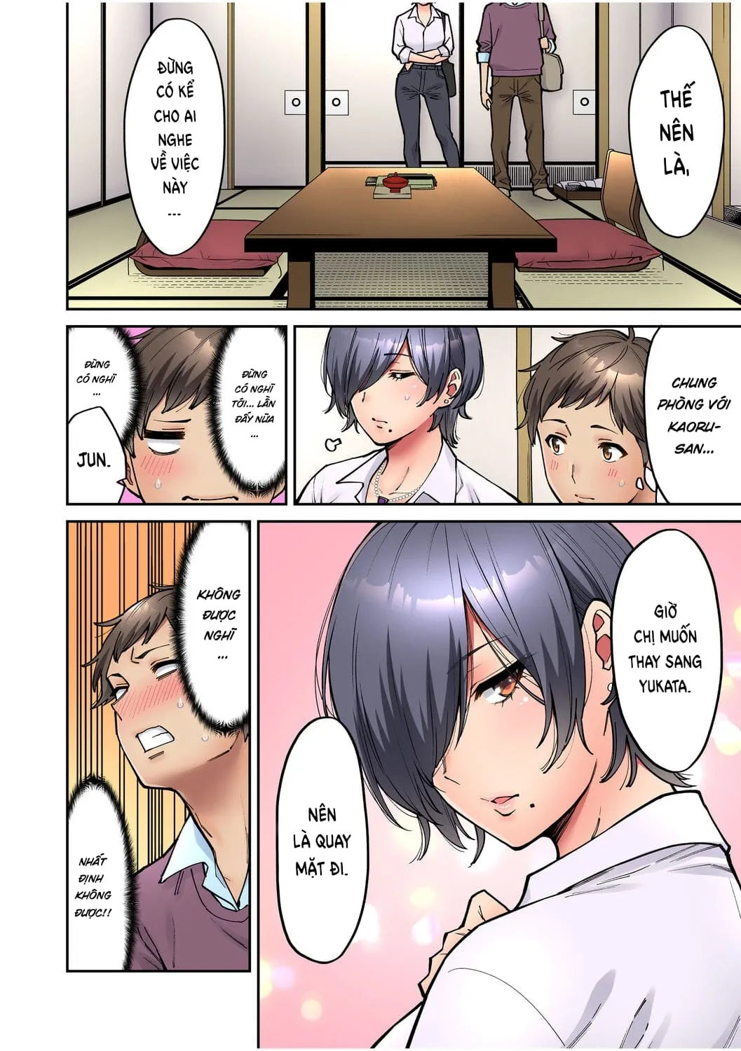 HentaiVN.net - Ảnh 7 - Làm tình với vị sếp say xỉn mà tôi ngưỡng mộ! [憧れの女上司と泥酔セックス!] - Chap 3: Suối nước nóng