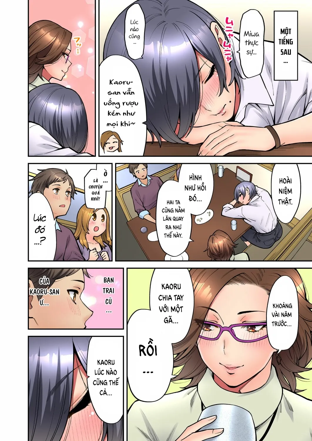 HentaiVN.net - Ảnh 11 - Làm tình với vị sếp say xỉn mà tôi ngưỡng mộ! [憧れの女上司と泥酔セックス!] - Chap 4: Quá khứ của Kaoru