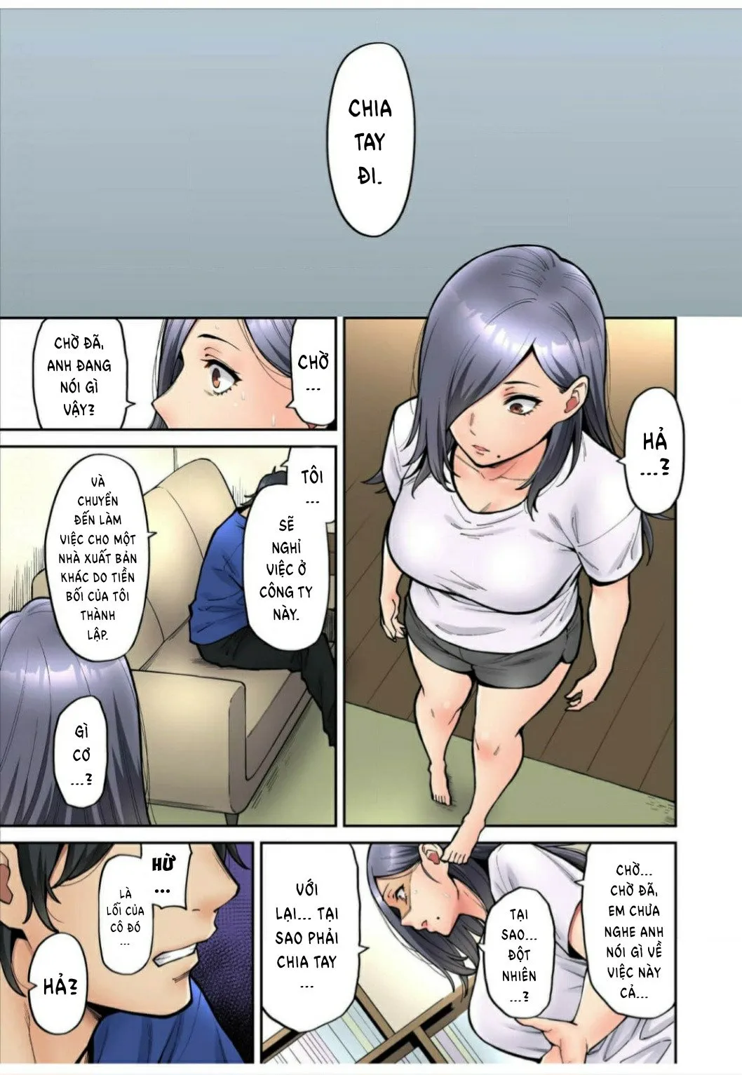 HentaiVN.net - Ảnh 27 - Làm tình với vị sếp say xỉn mà tôi ngưỡng mộ! [憧れの女上司と泥酔セックス!] - Chap 5: Quá khứ của Kaoru (Phần 2)
