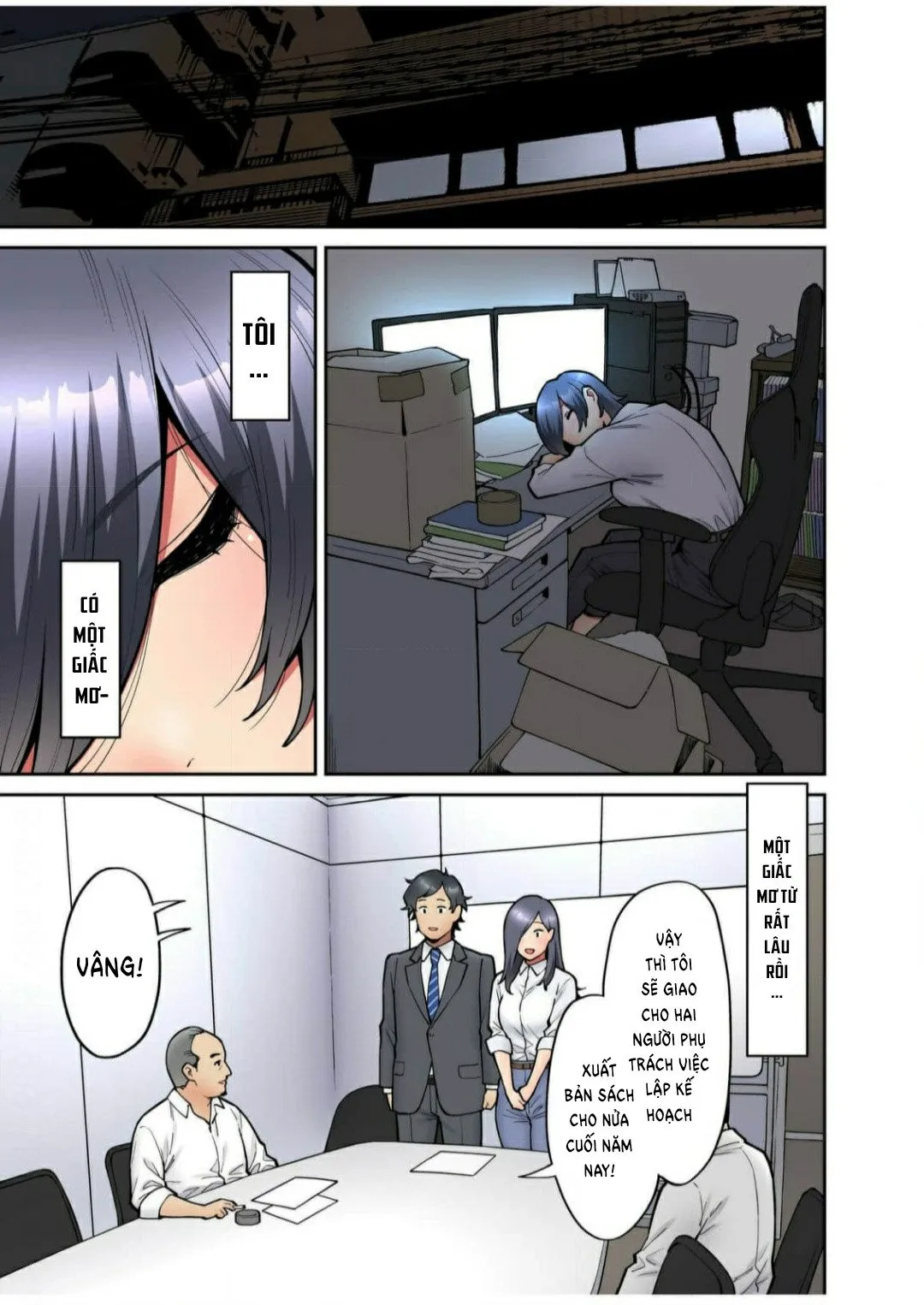 HentaiVN.net - Ảnh 3 - Làm tình với vị sếp say xỉn mà tôi ngưỡng mộ! [憧れの女上司と泥酔セックス!] - Chap 5: Quá khứ của Kaoru (Phần 2)