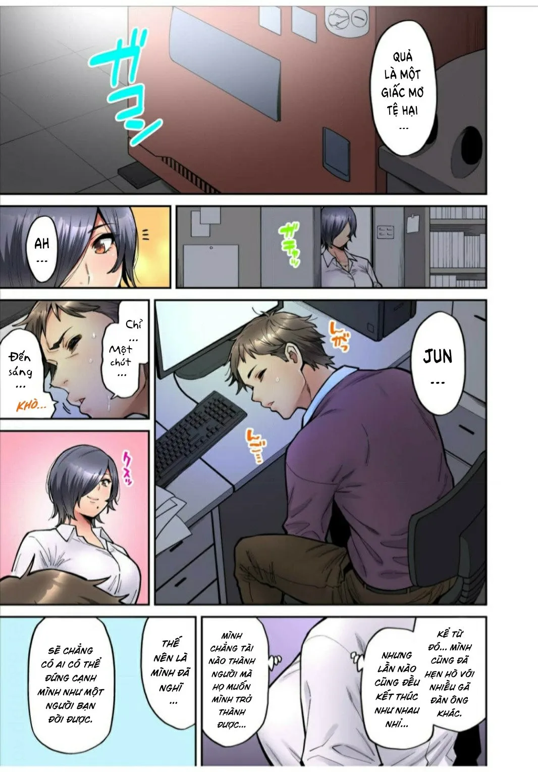 HentaiVN.net - Ảnh 31 - Làm tình với vị sếp say xỉn mà tôi ngưỡng mộ! [憧れの女上司と泥酔セックス!] - Chap 5: Quá khứ của Kaoru (Phần 2)