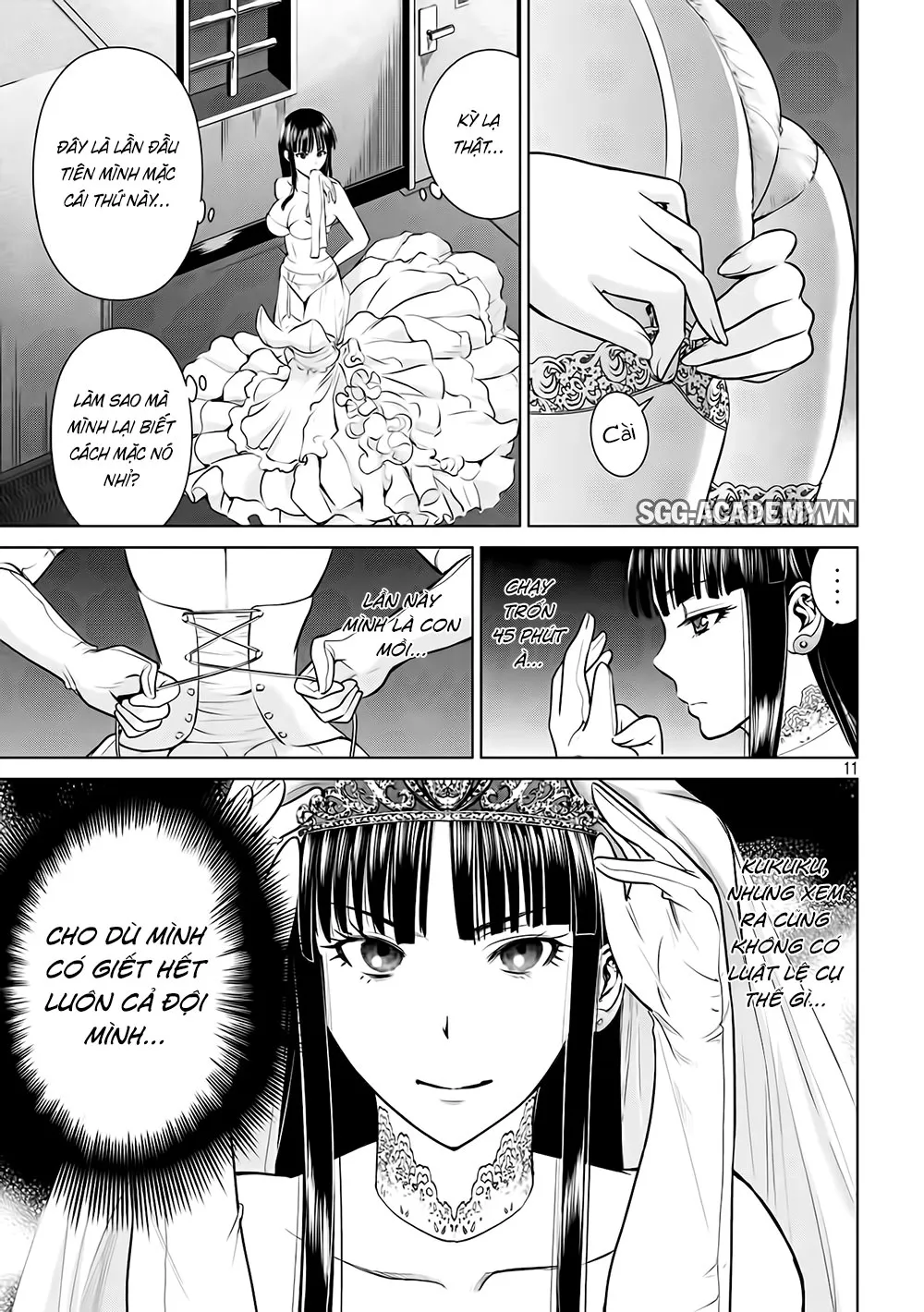 HentaiVN.net - Ảnh 13 - Satanophany - Chap 21: Cô dâu trắng và cô dâu đen