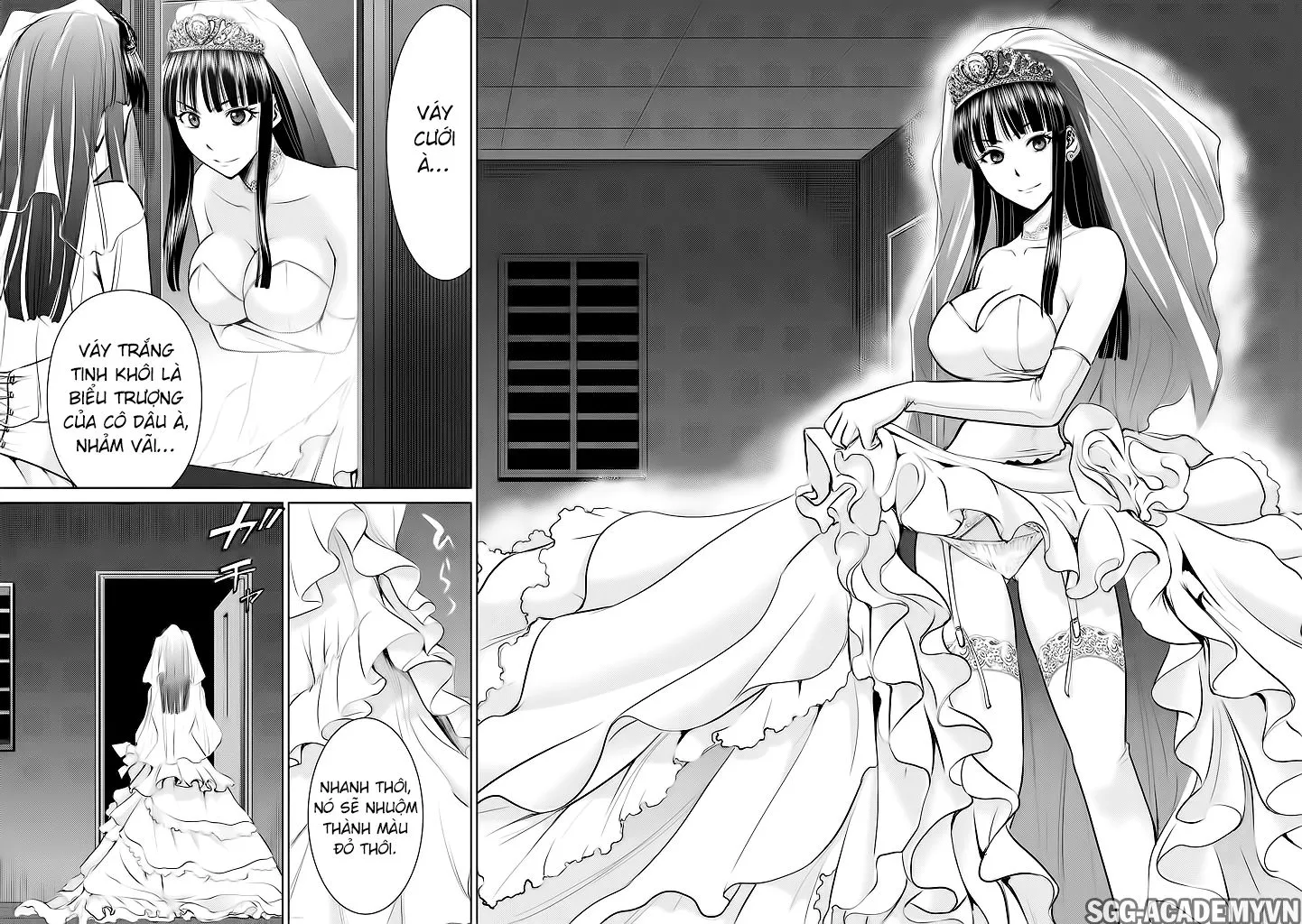 HentaiVN.net - Ảnh 14 - Satanophany - Chap 21: Cô dâu trắng và cô dâu đen
