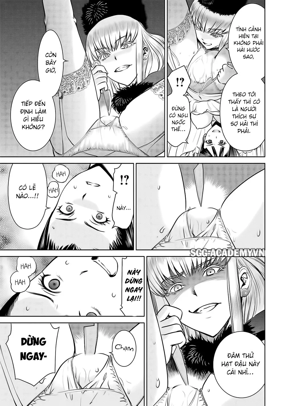 HentaiVN.net - Ảnh 10 - Satanophany - Chap 22: Lưỡi dao của sát thủ tình một đêm