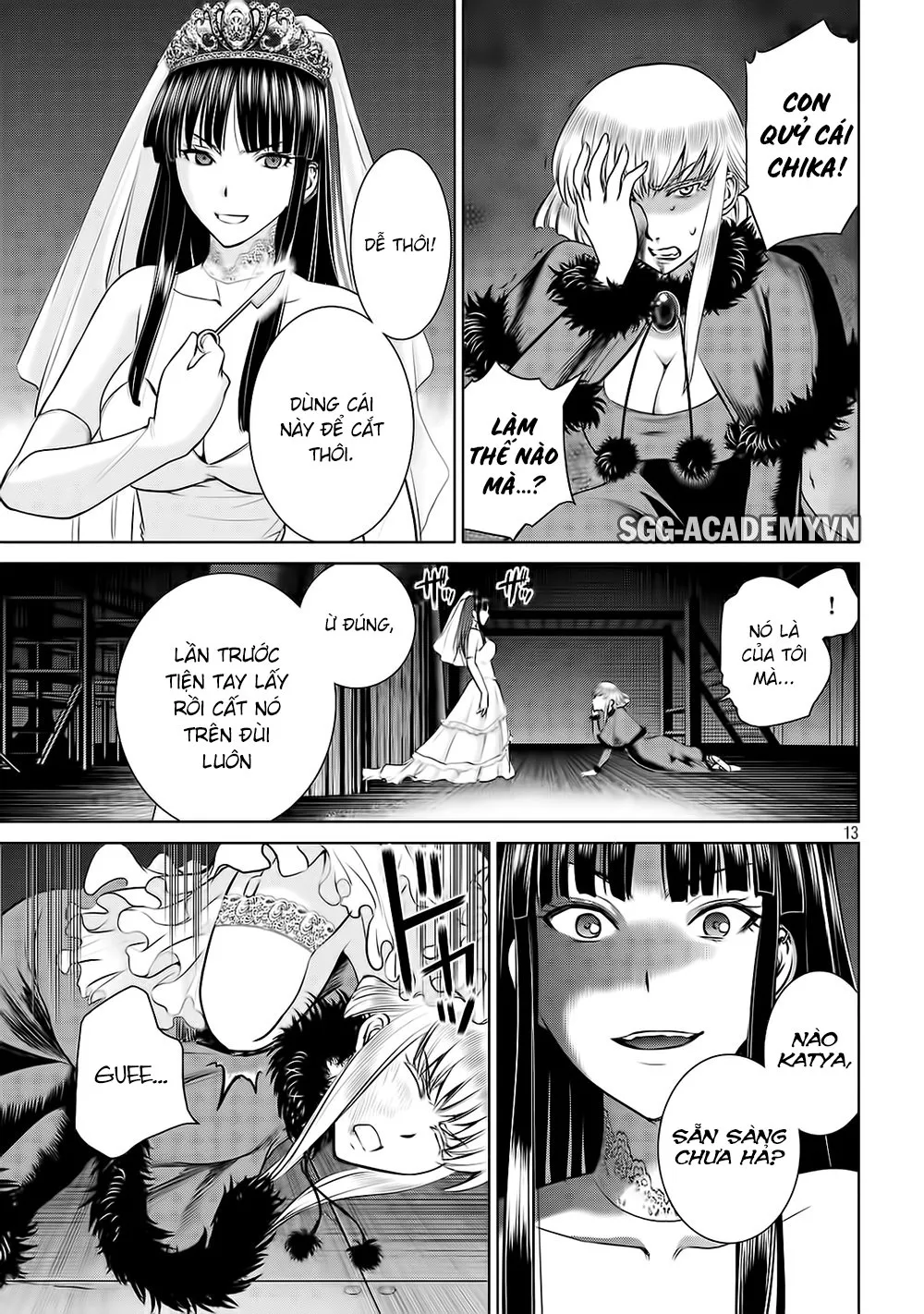HentaiVN.net - Ảnh 16 - Satanophany - Chap 22: Lưỡi dao của sát thủ tình một đêm